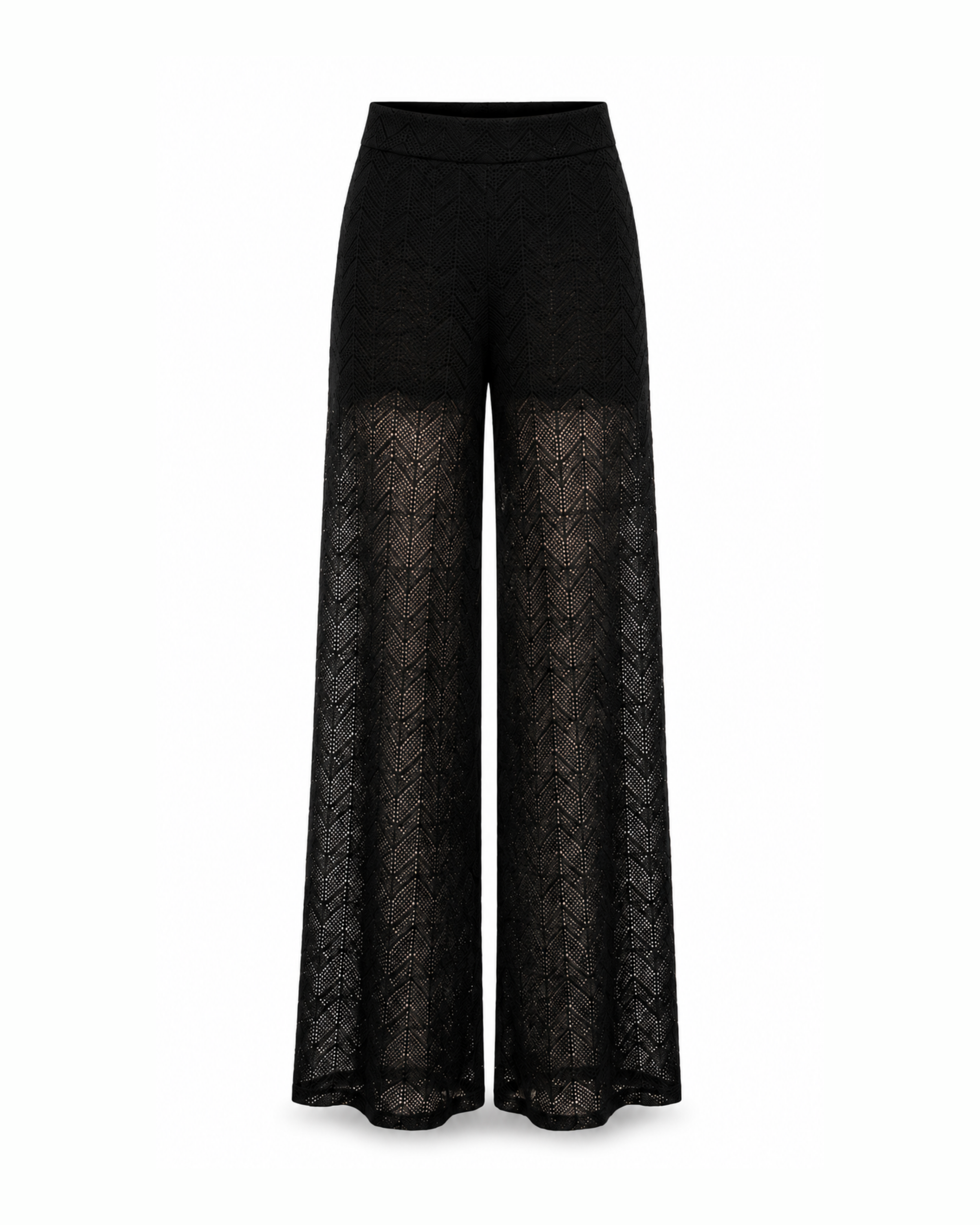 Häkelhose Schwarz