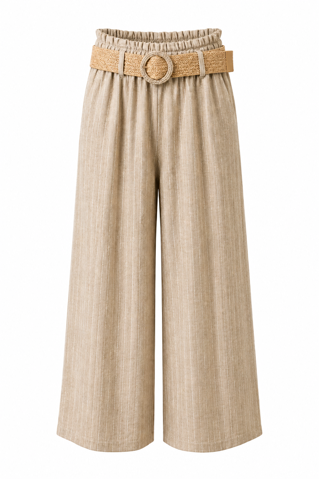 Leinenhose Beige