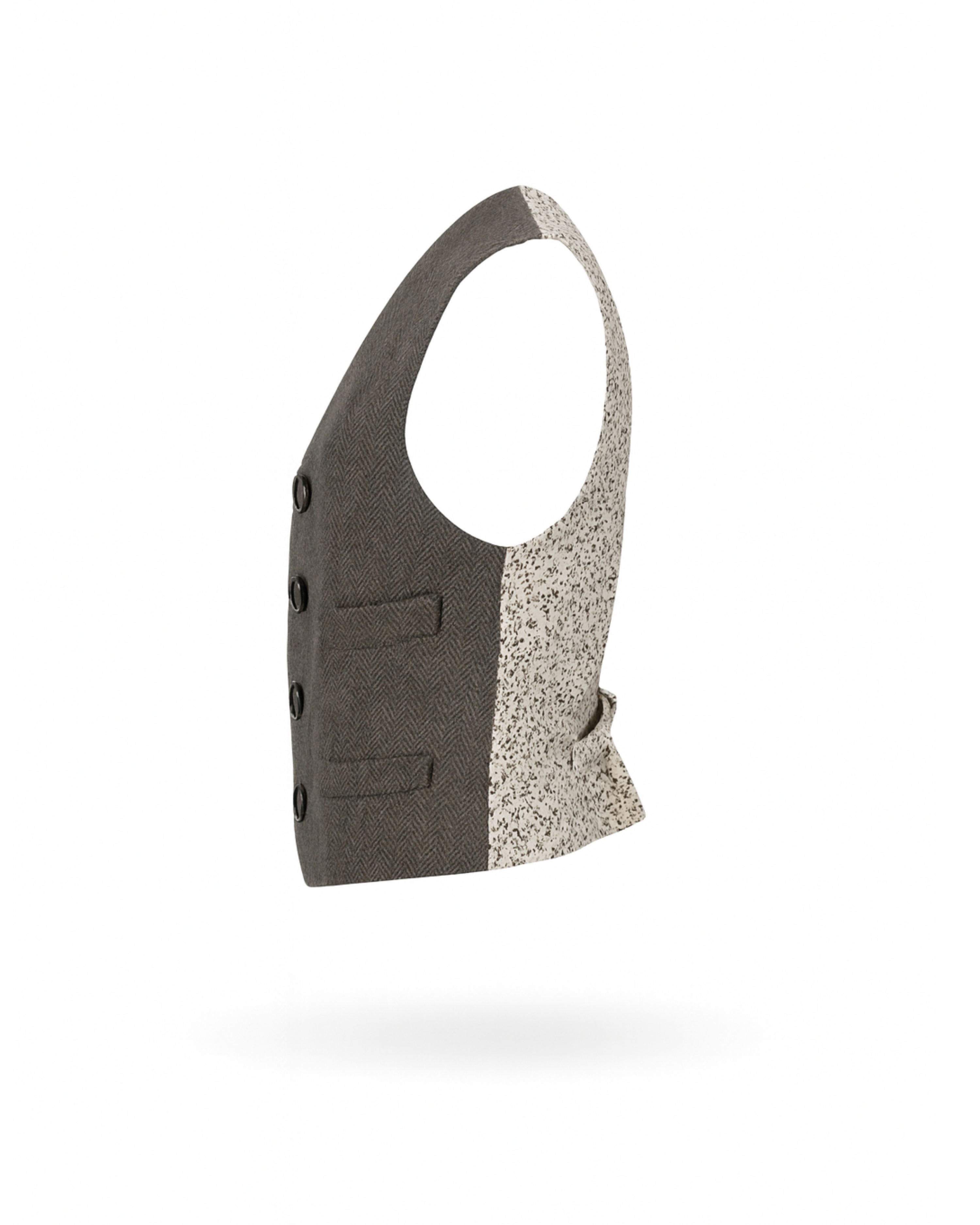 Elegante Weste mit Fischgrätmuster

Damen Anzugweste im Set mit Hose

Figurbetonte Weste für Damen

Hochwertige Damen Weste Tweed