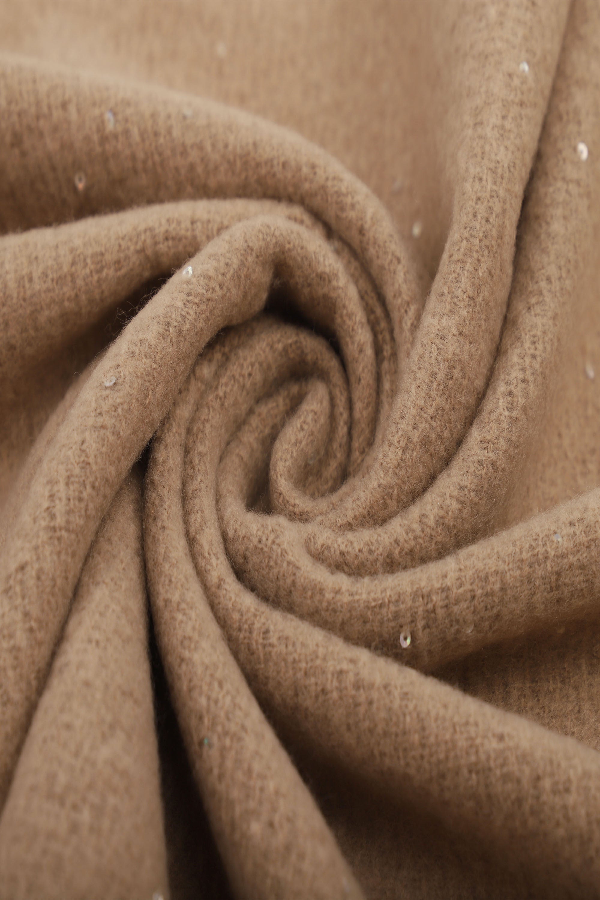 Schal Pailletten Camel