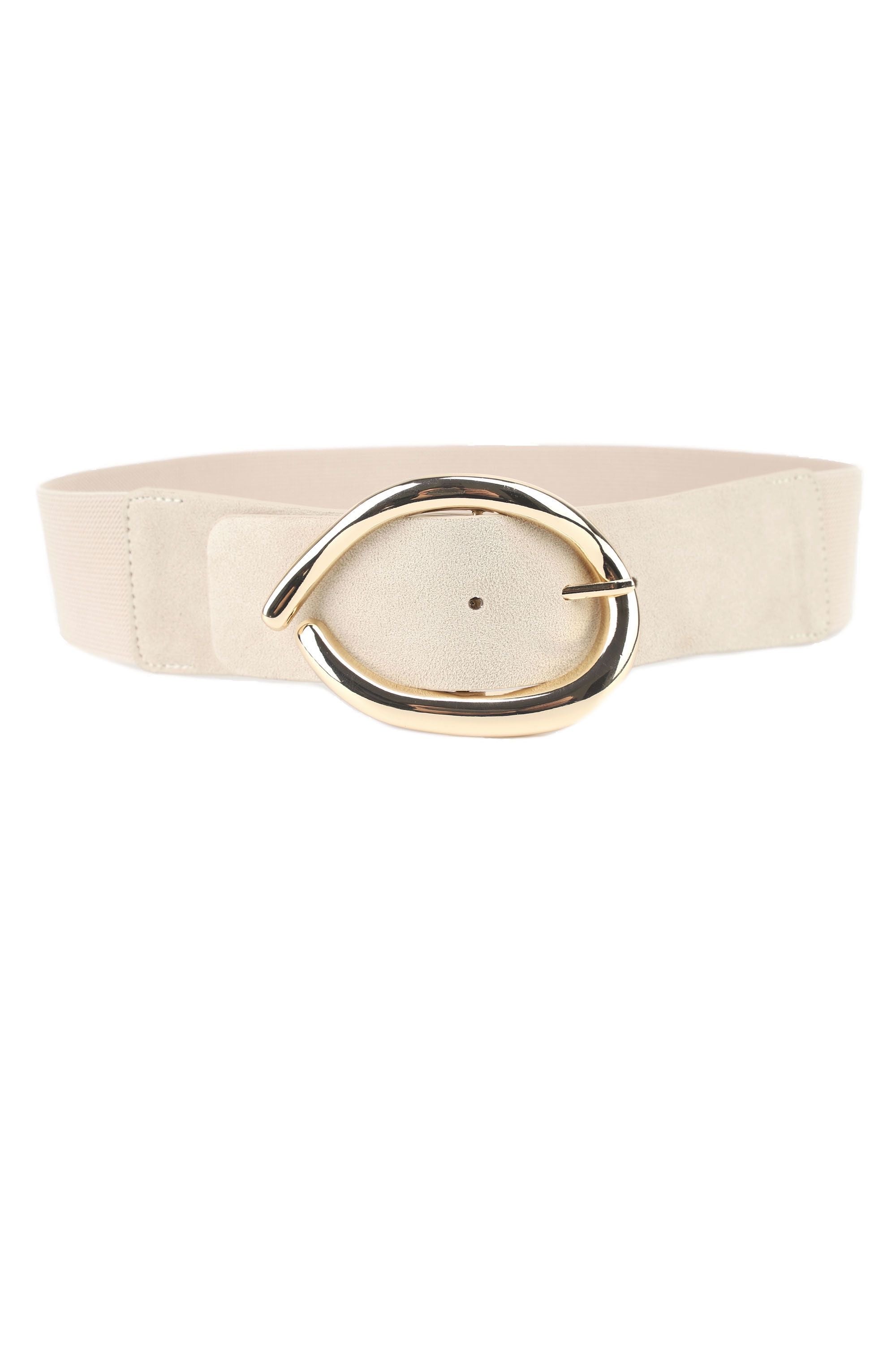 Breiter Gürtel Beige