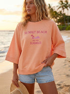 Sweatshirt Sunset Peach