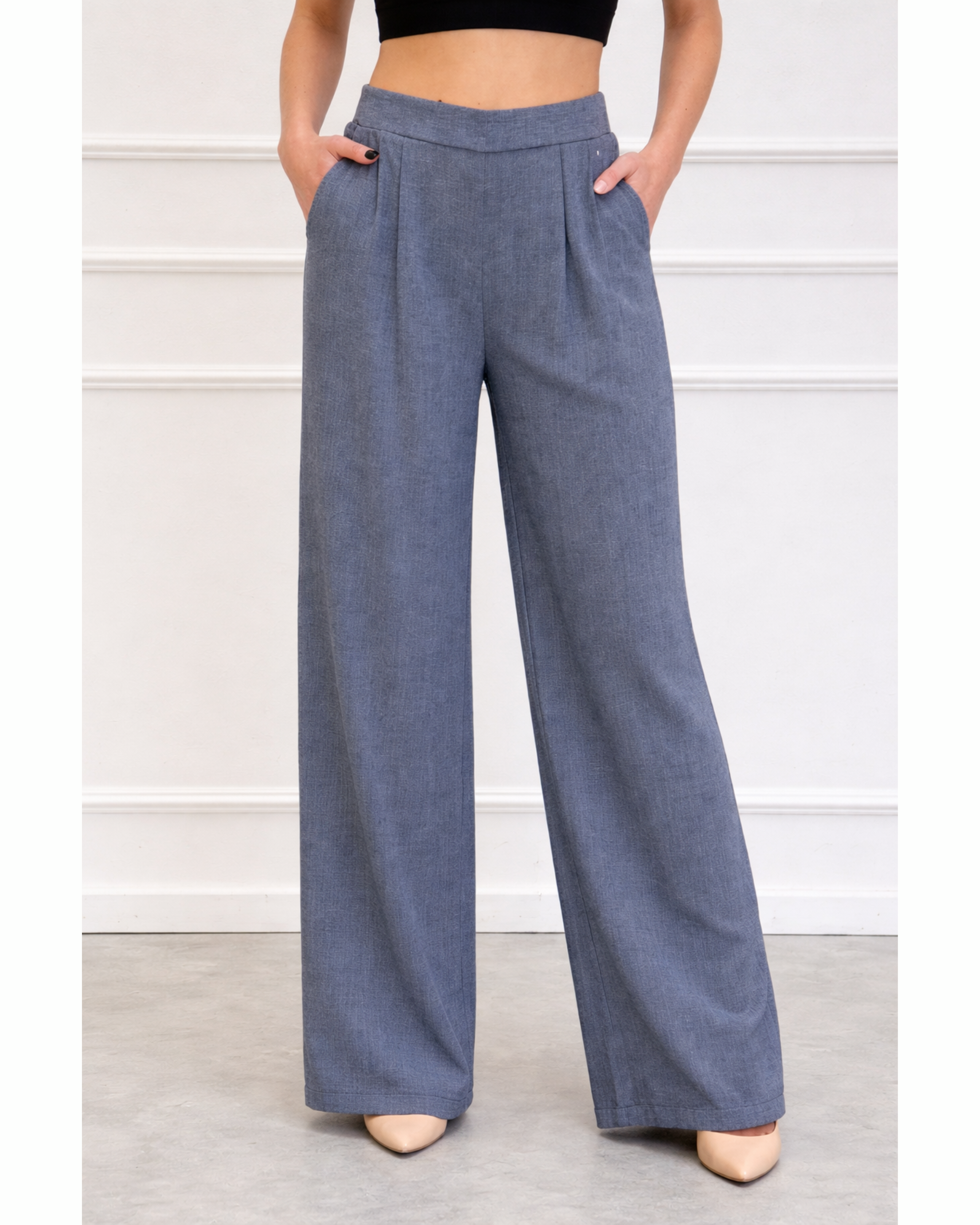 Weite Hose Jeanslook