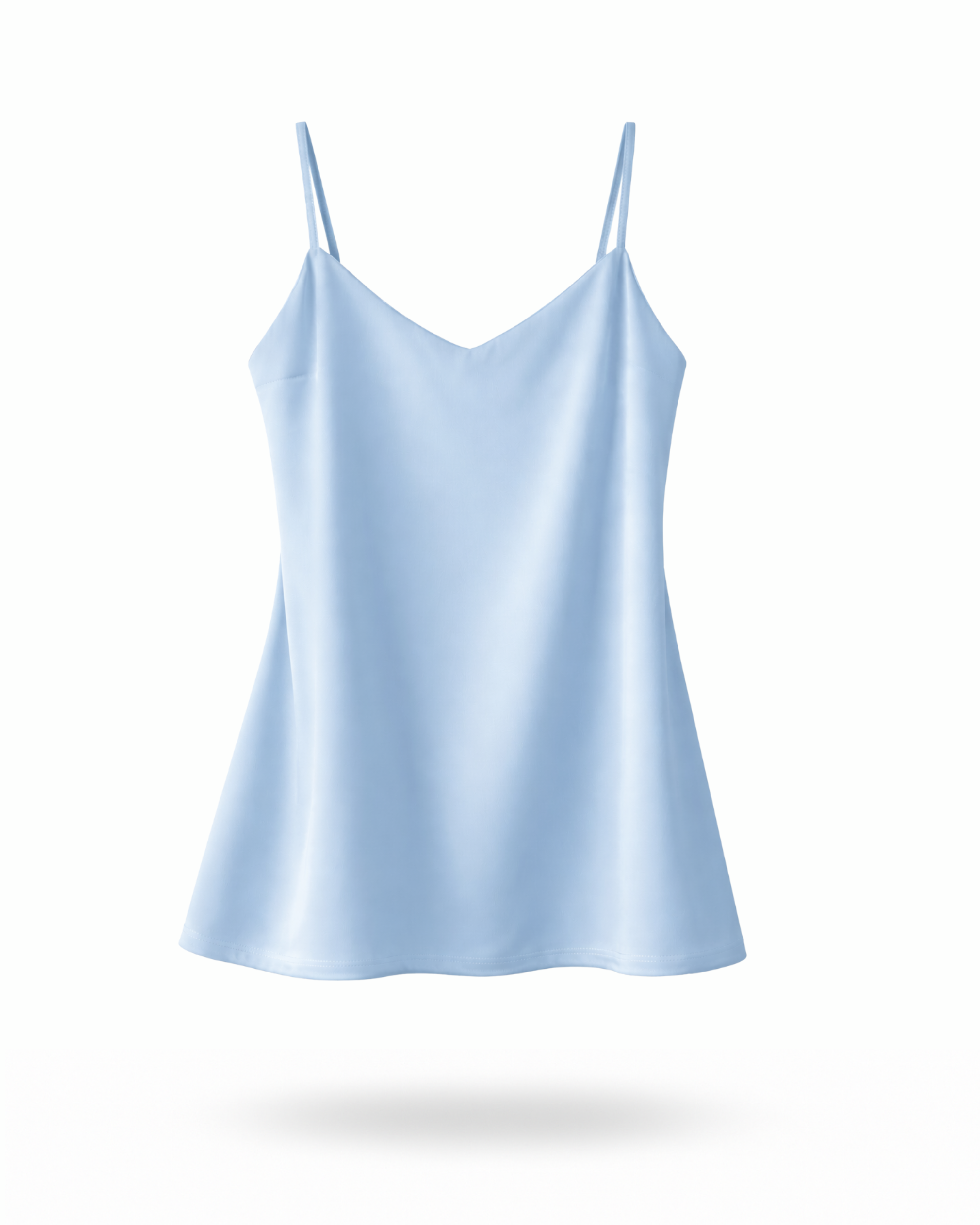 Curvy Satintop Hellblau