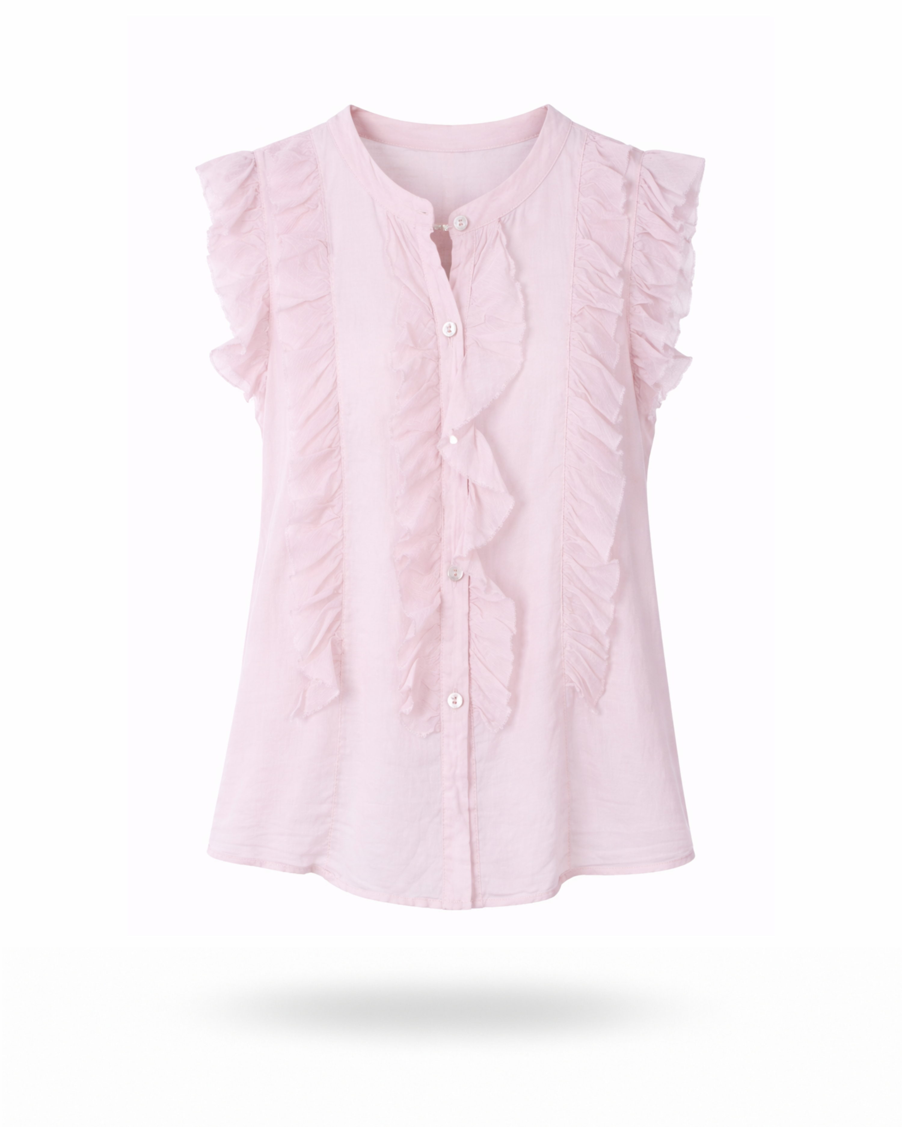 Rüschchenbluse Rosa