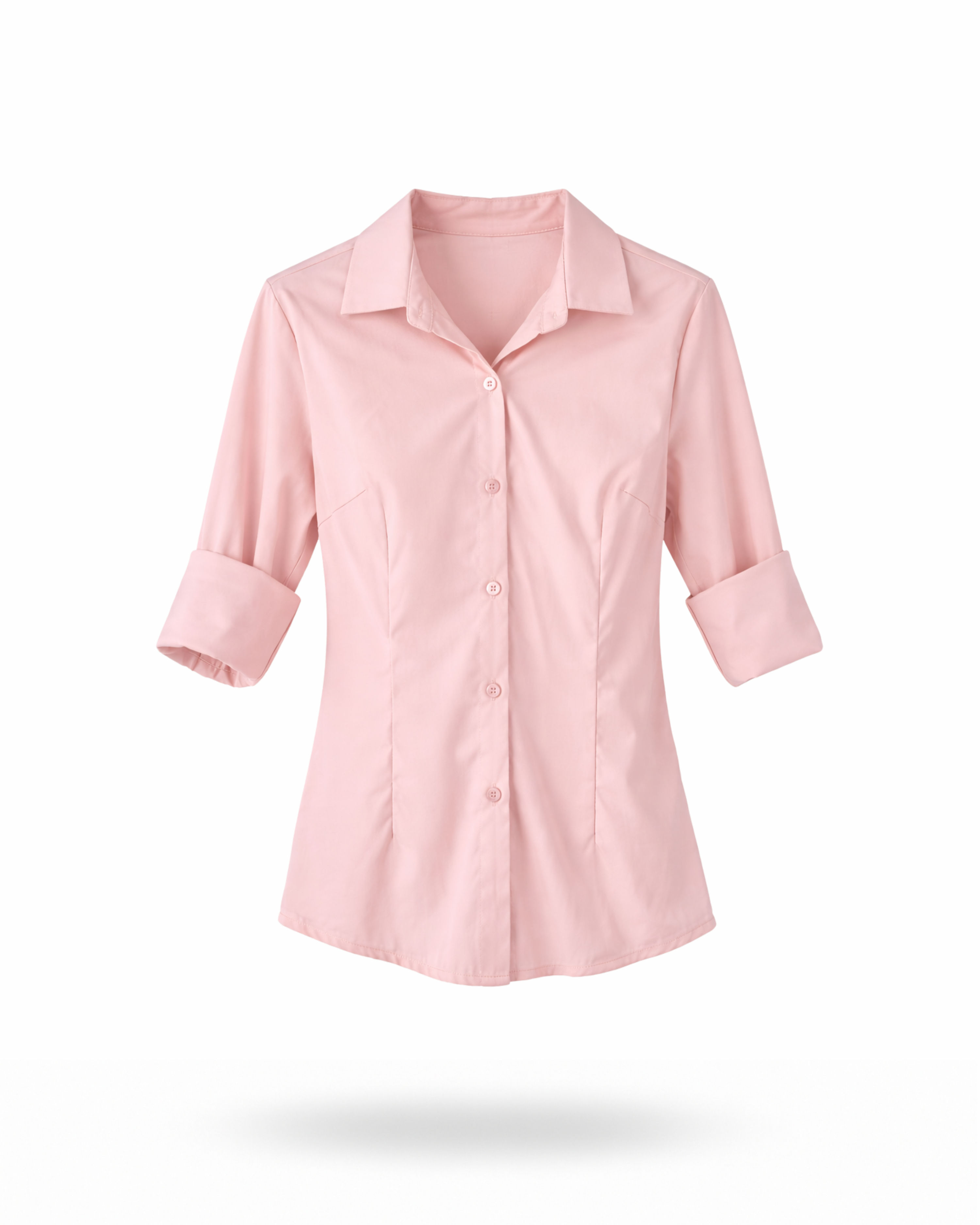 Hemd Uni Rosa