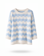 Strickpullover Blau