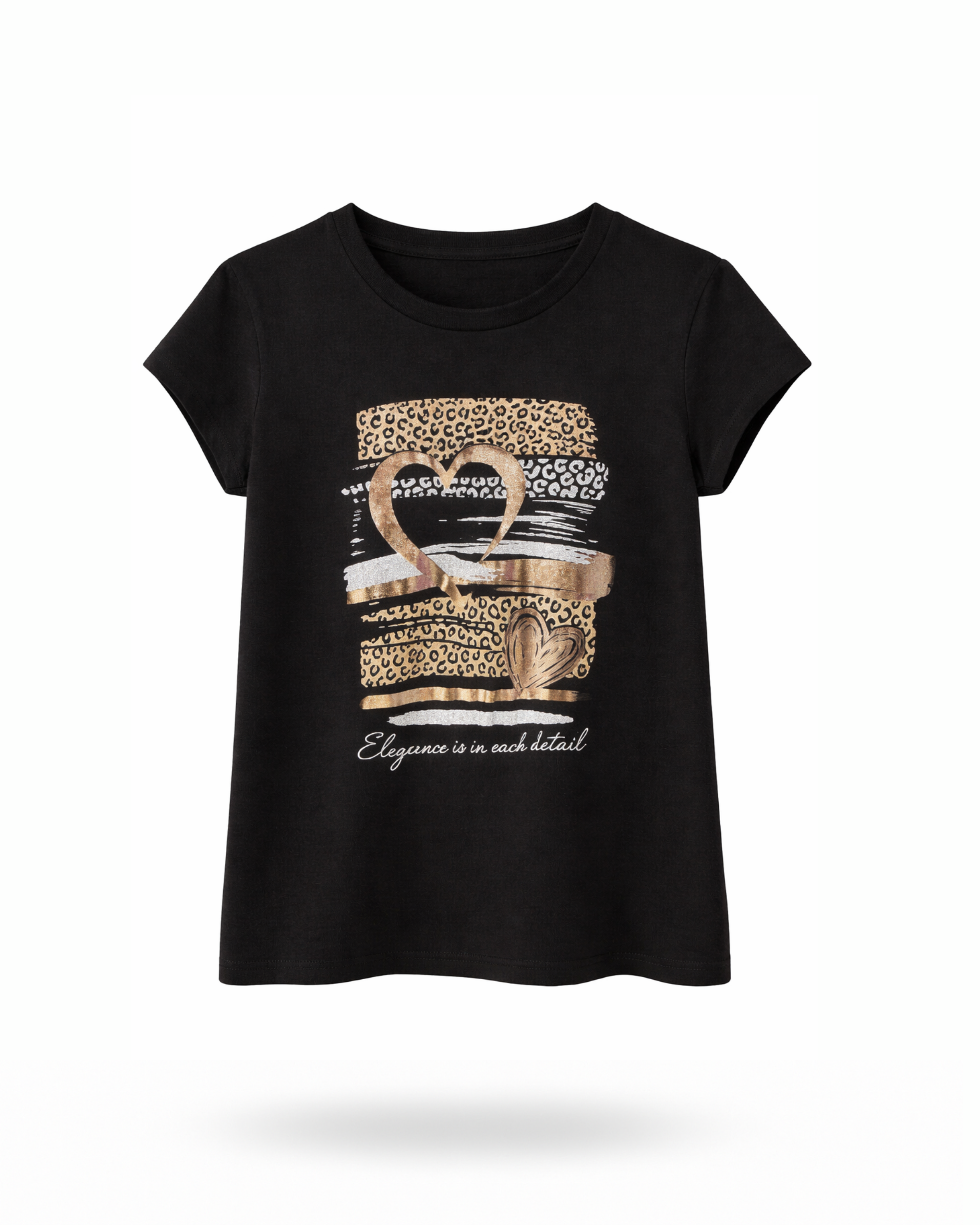 T-Shirt Love Schwarz