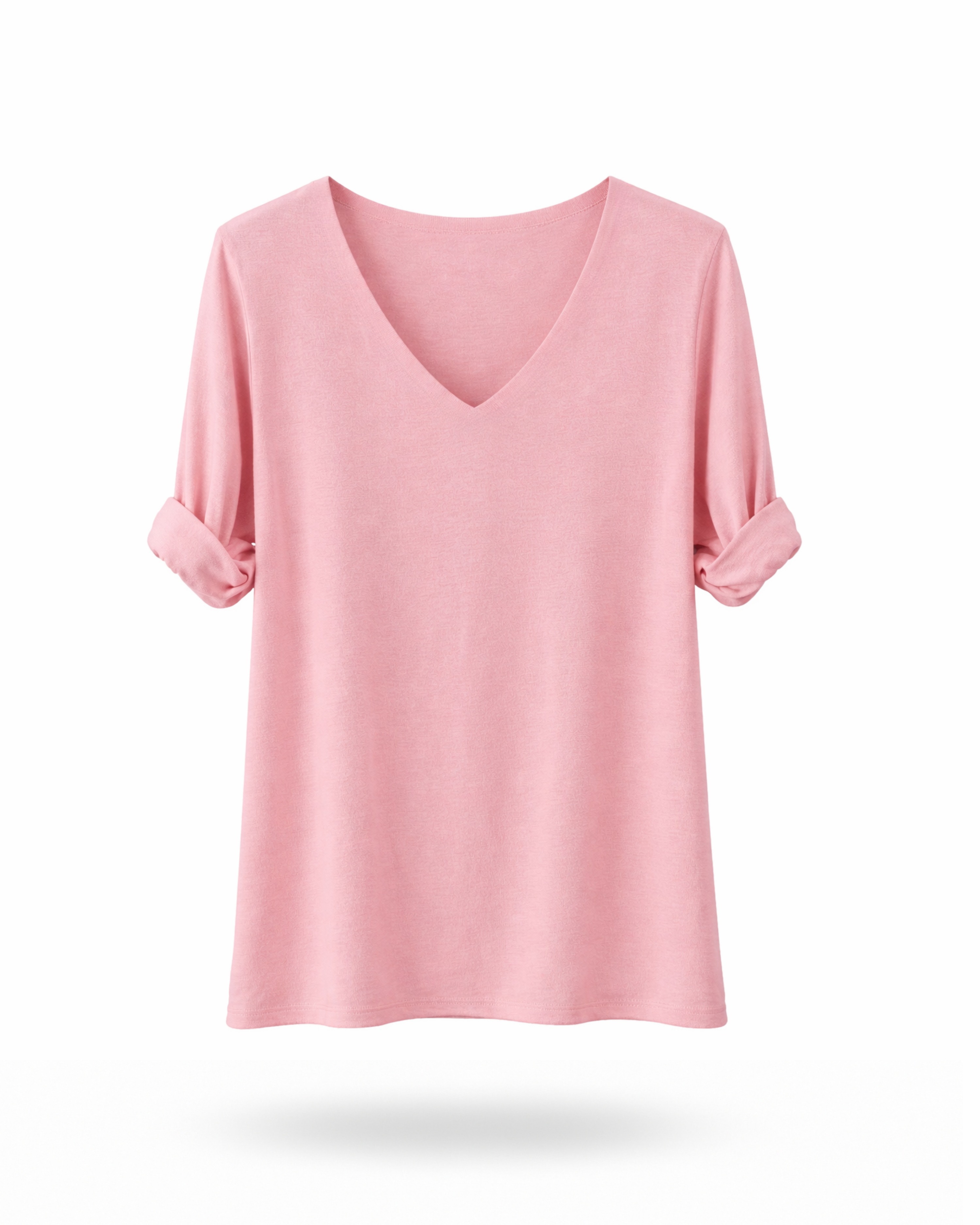 Langarm Shirt Rosa