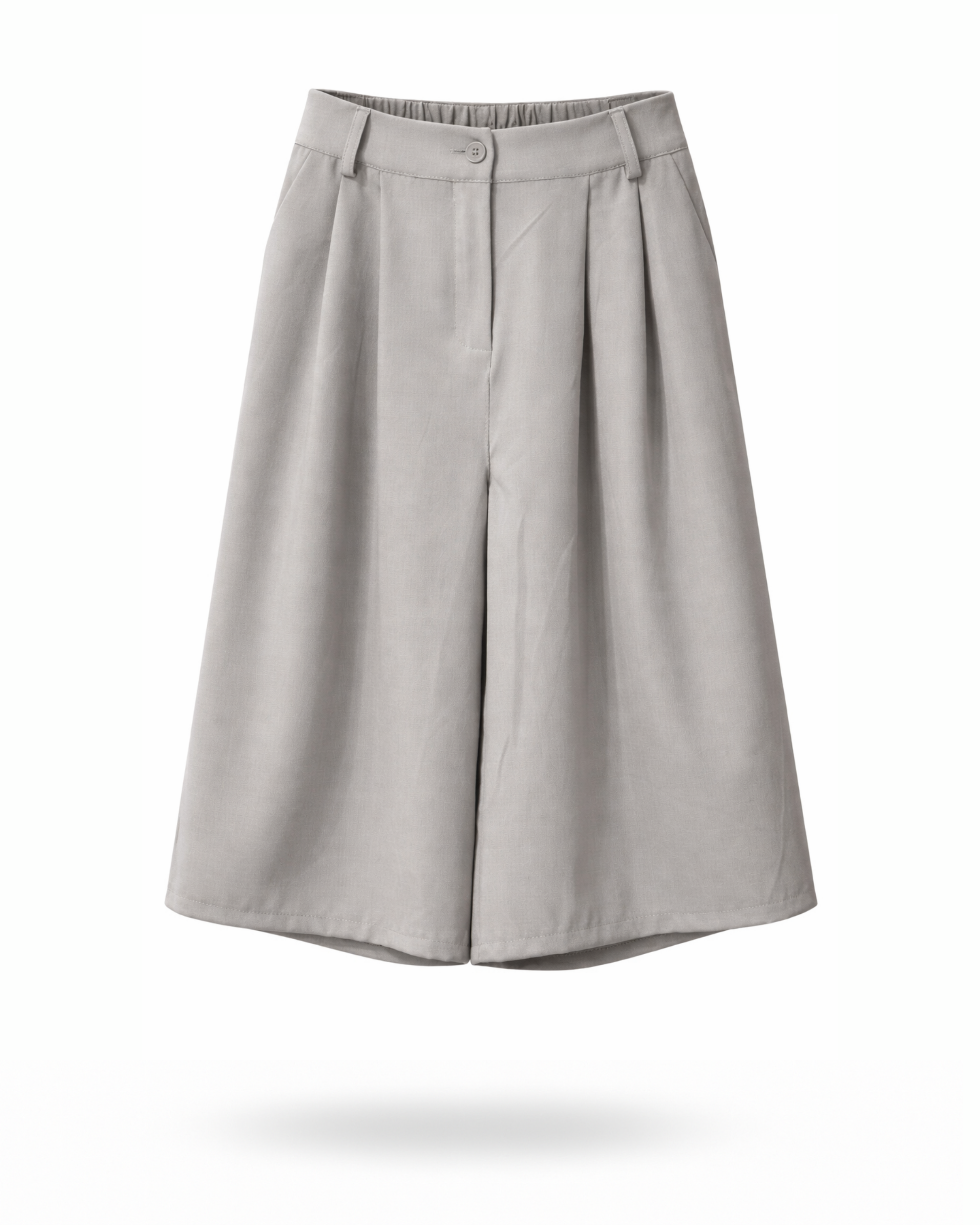 Bermuda Stoffhose Grau