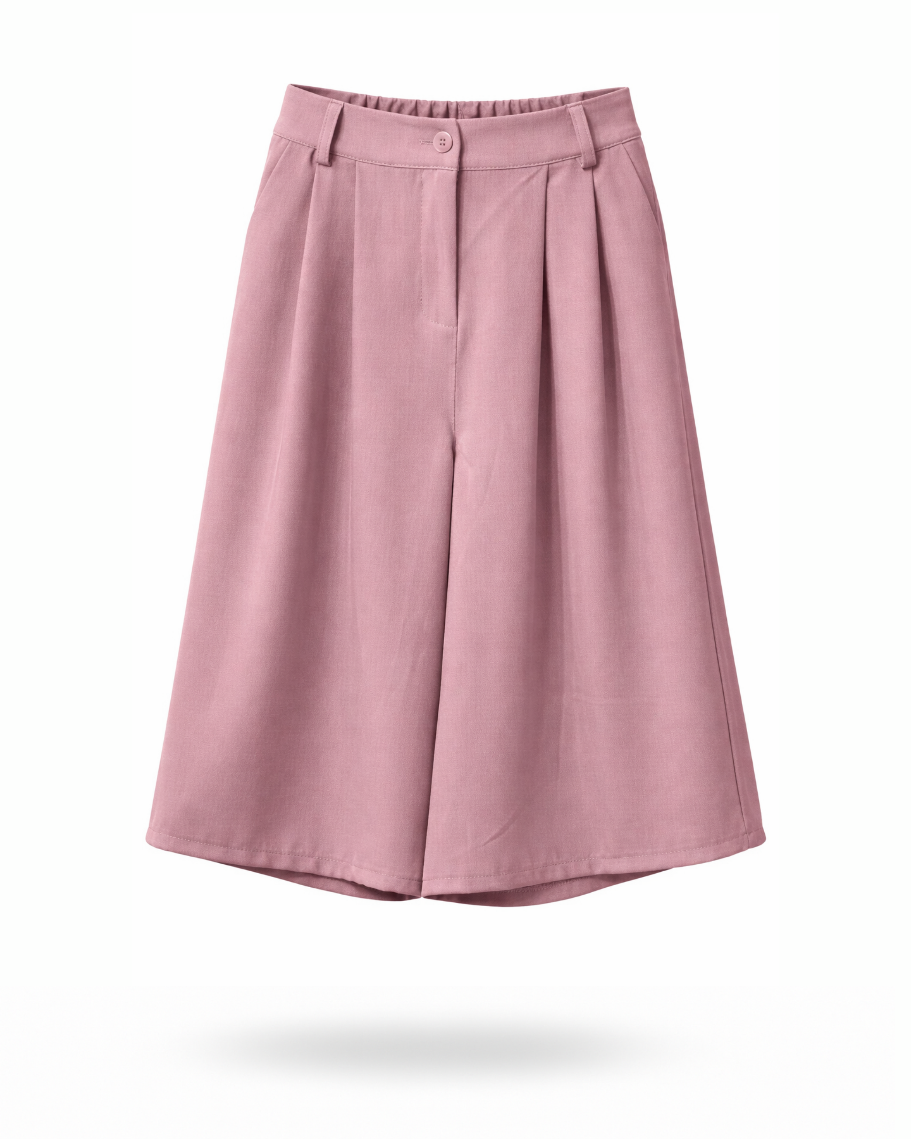 Bermuda Stoffhose Rosa