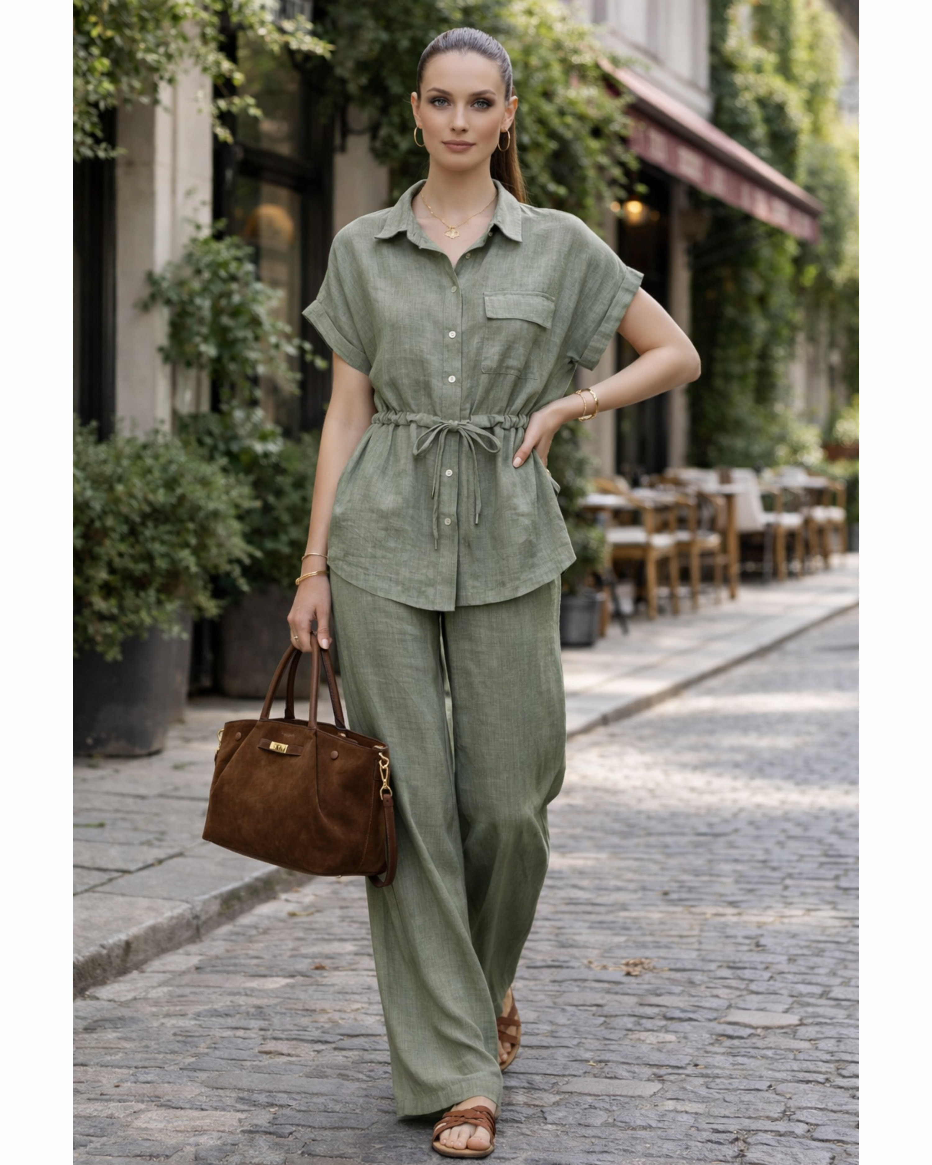 Damen-Set Khaki
