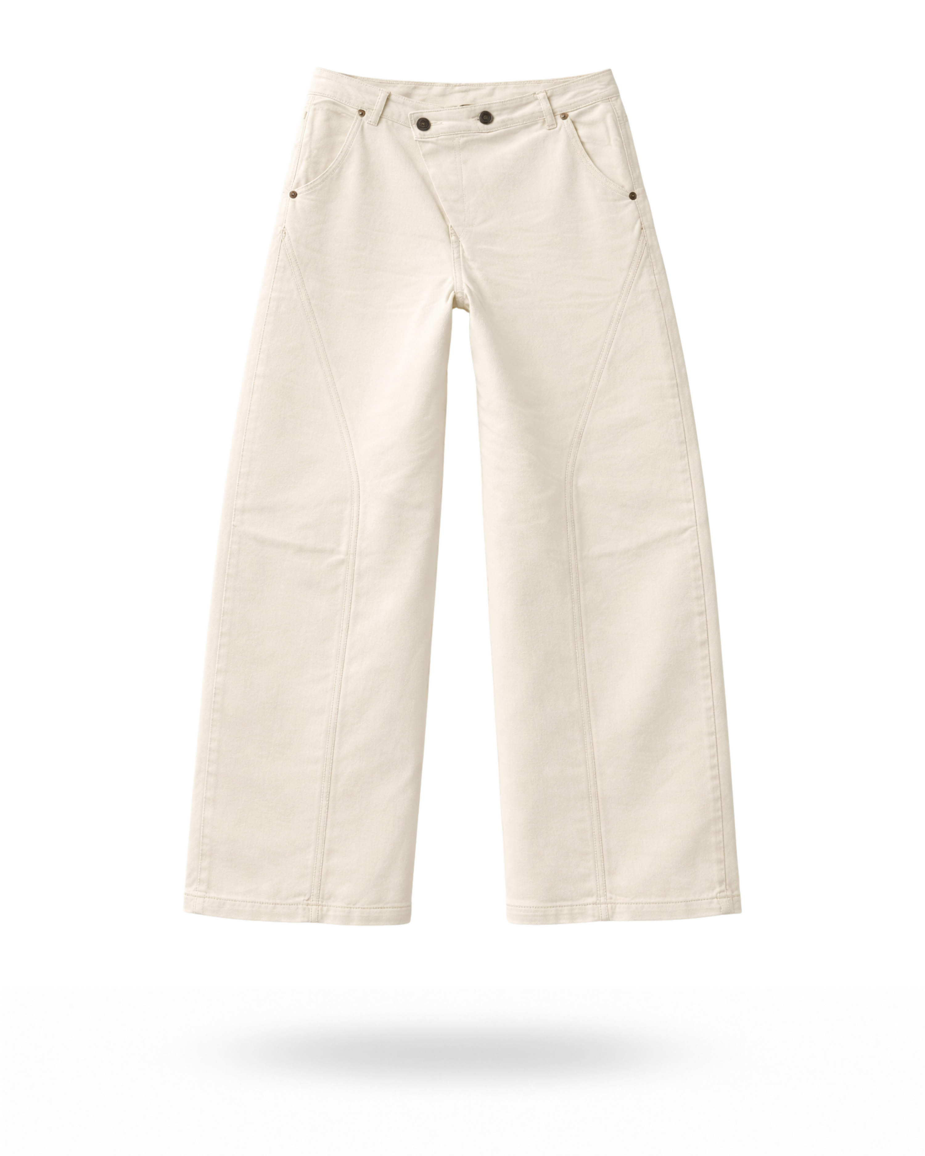Barrel Jeans Creme
