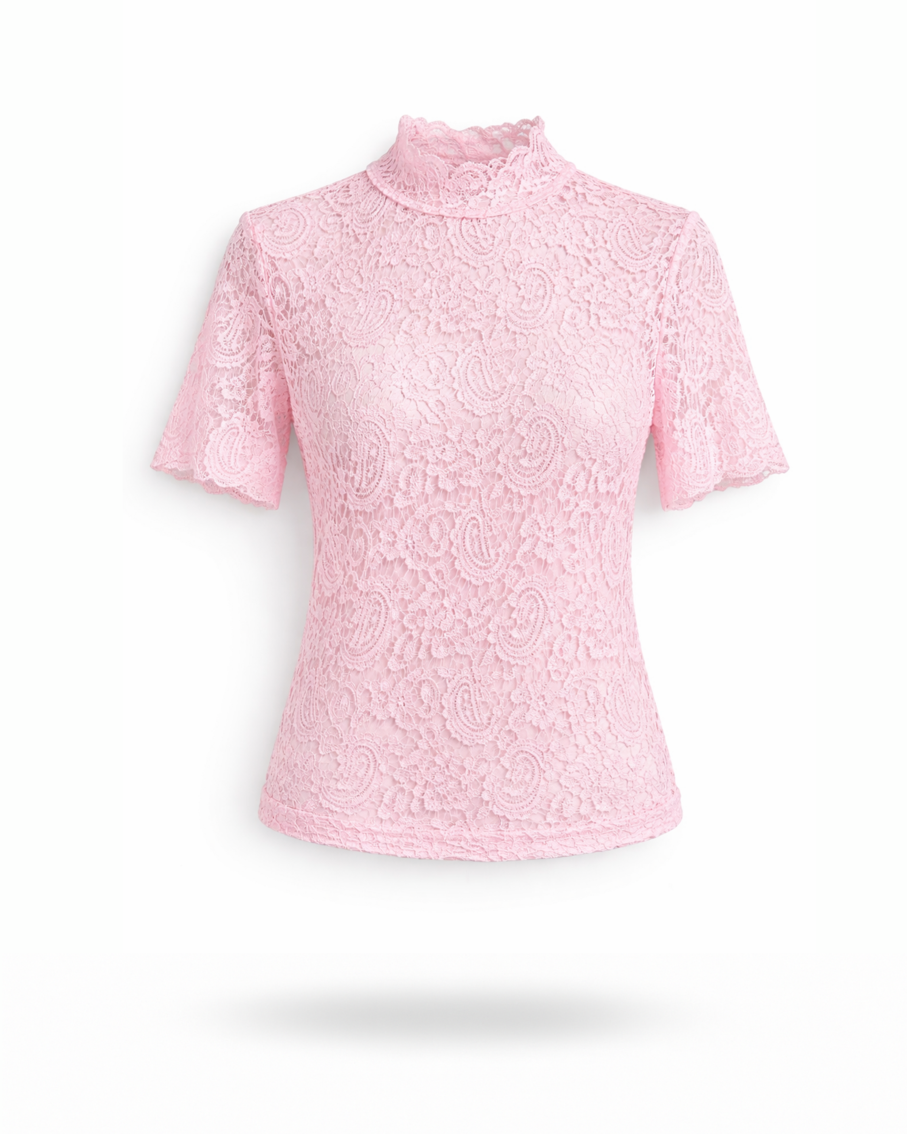 Shirt Spitze Rosa