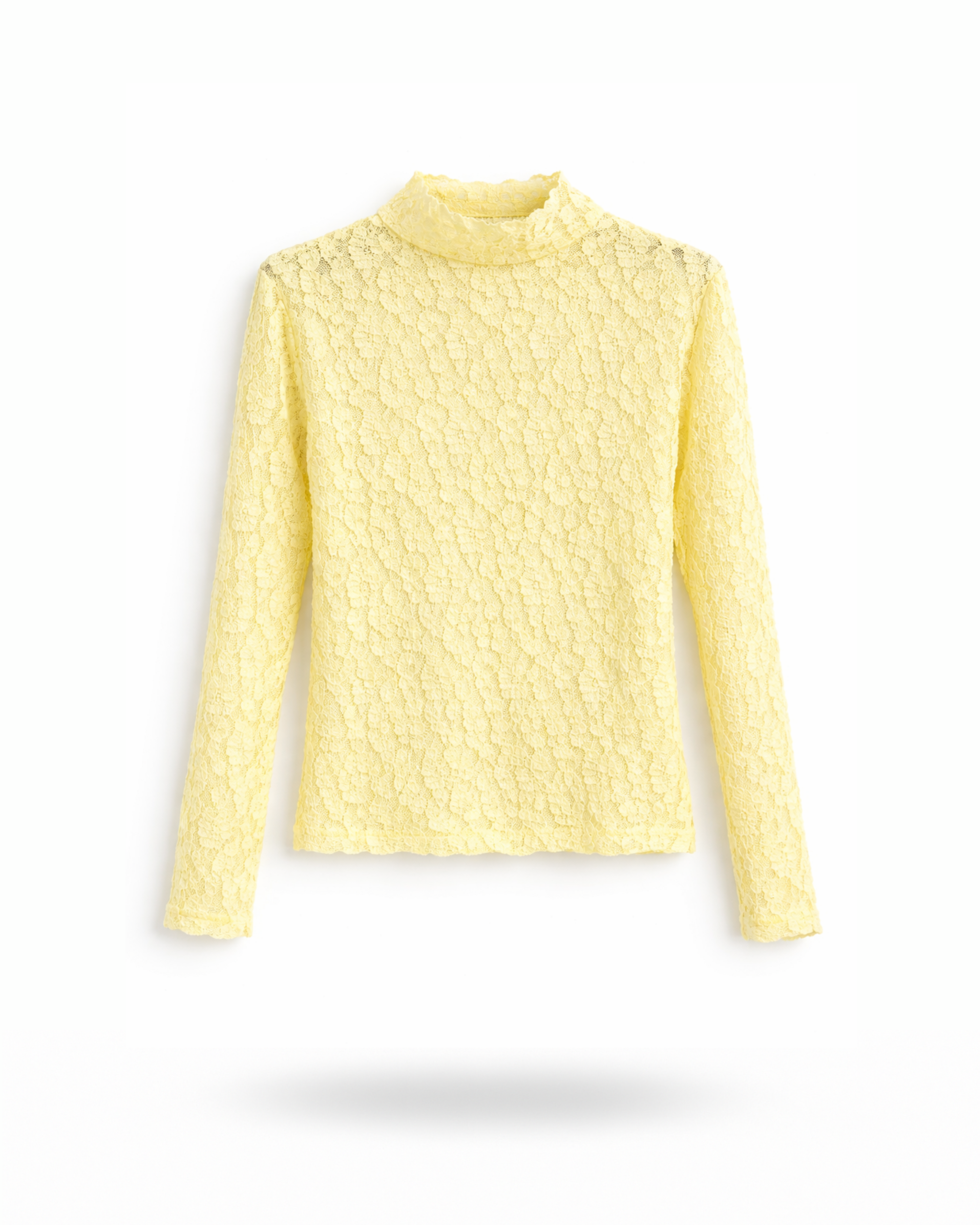 Shirt Spitze Gelb