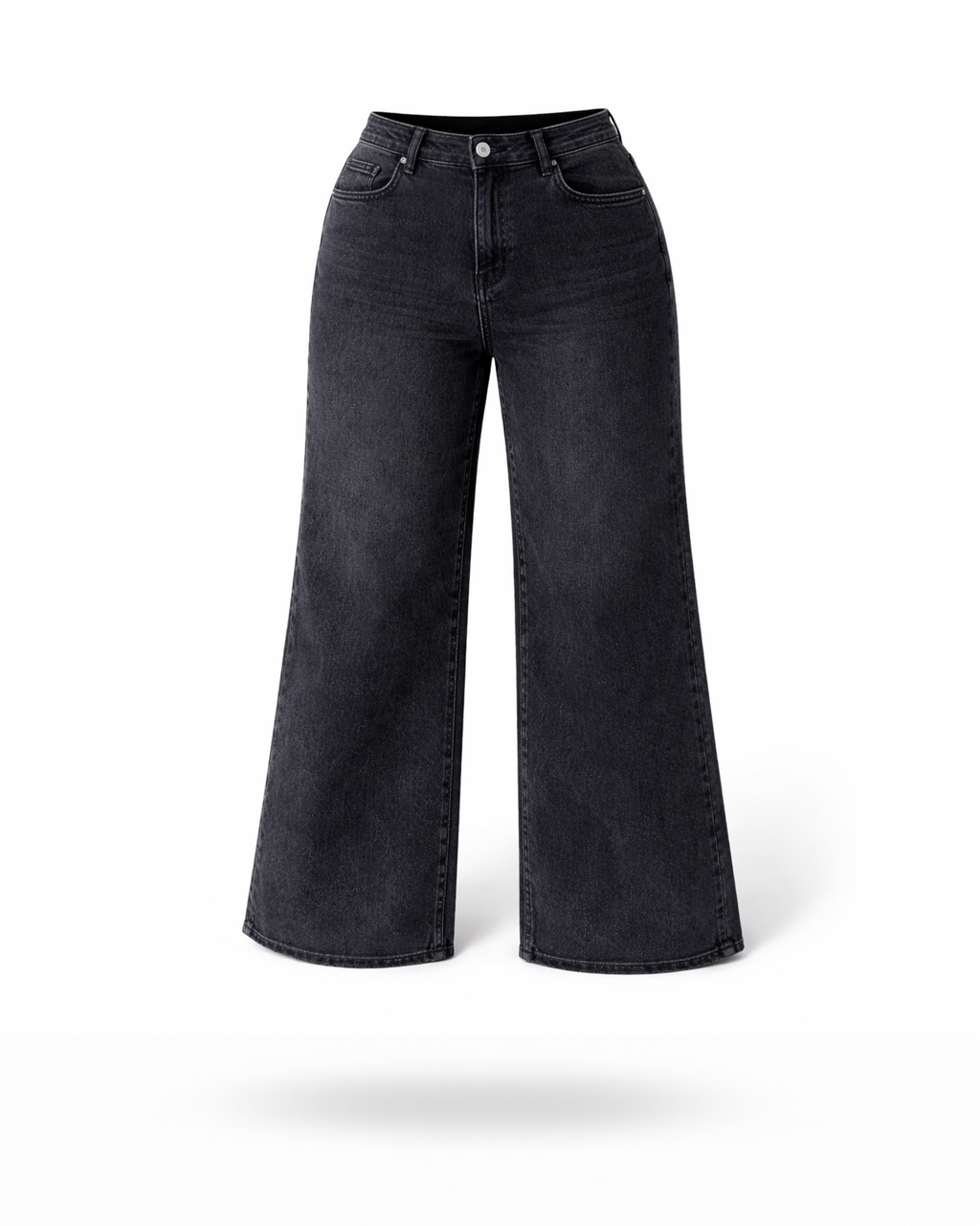 Curvy Jeans Strass Grau