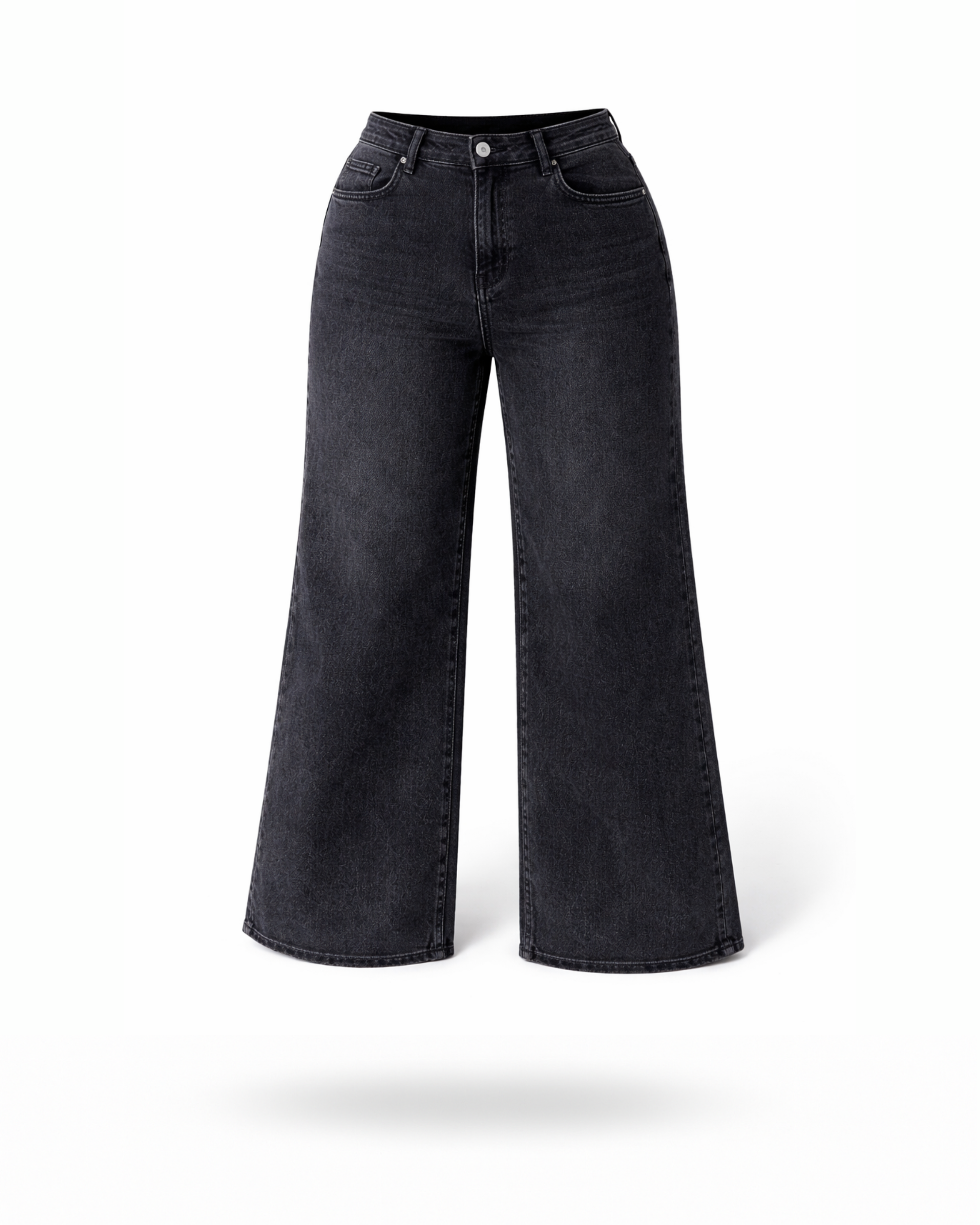 Curvy Jeans Strass Grau