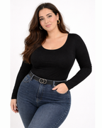 Curvy U-Body Schwarz