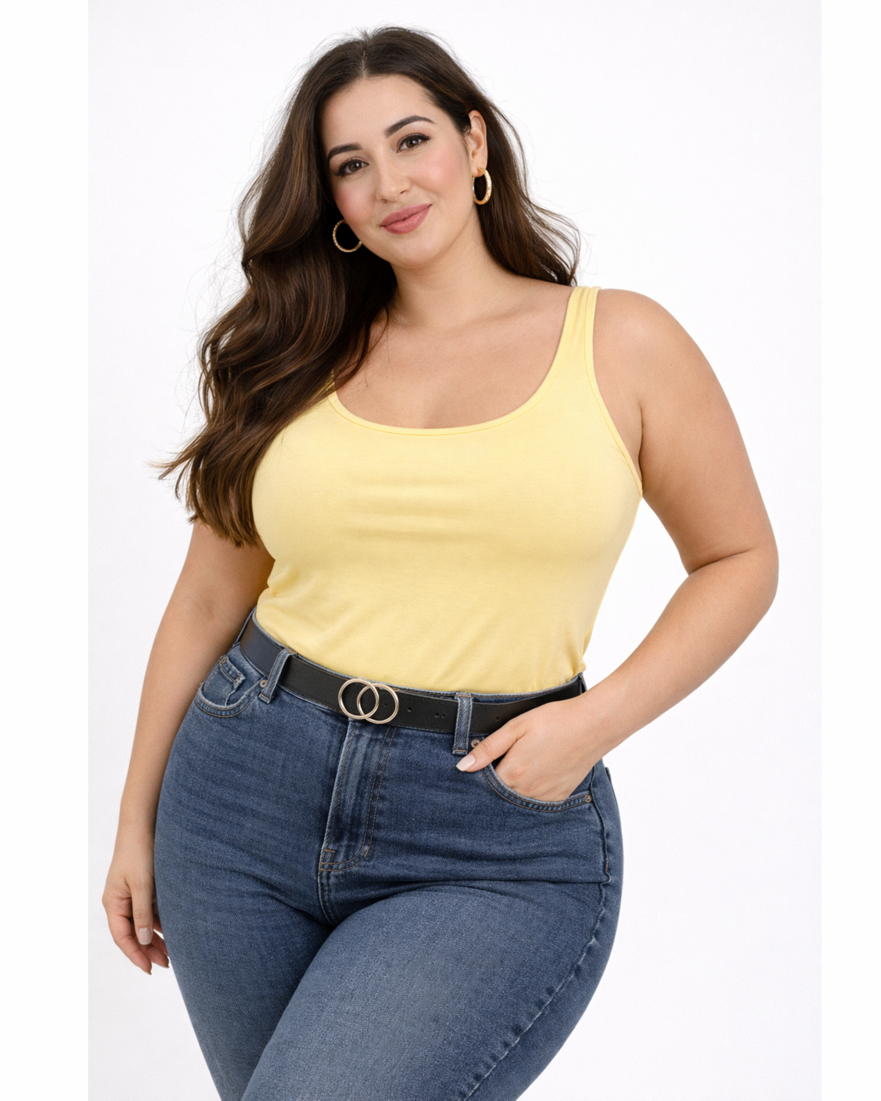 Curvy Top Gelb