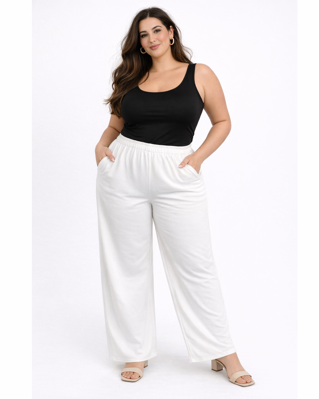 Curvy Hose Weiß