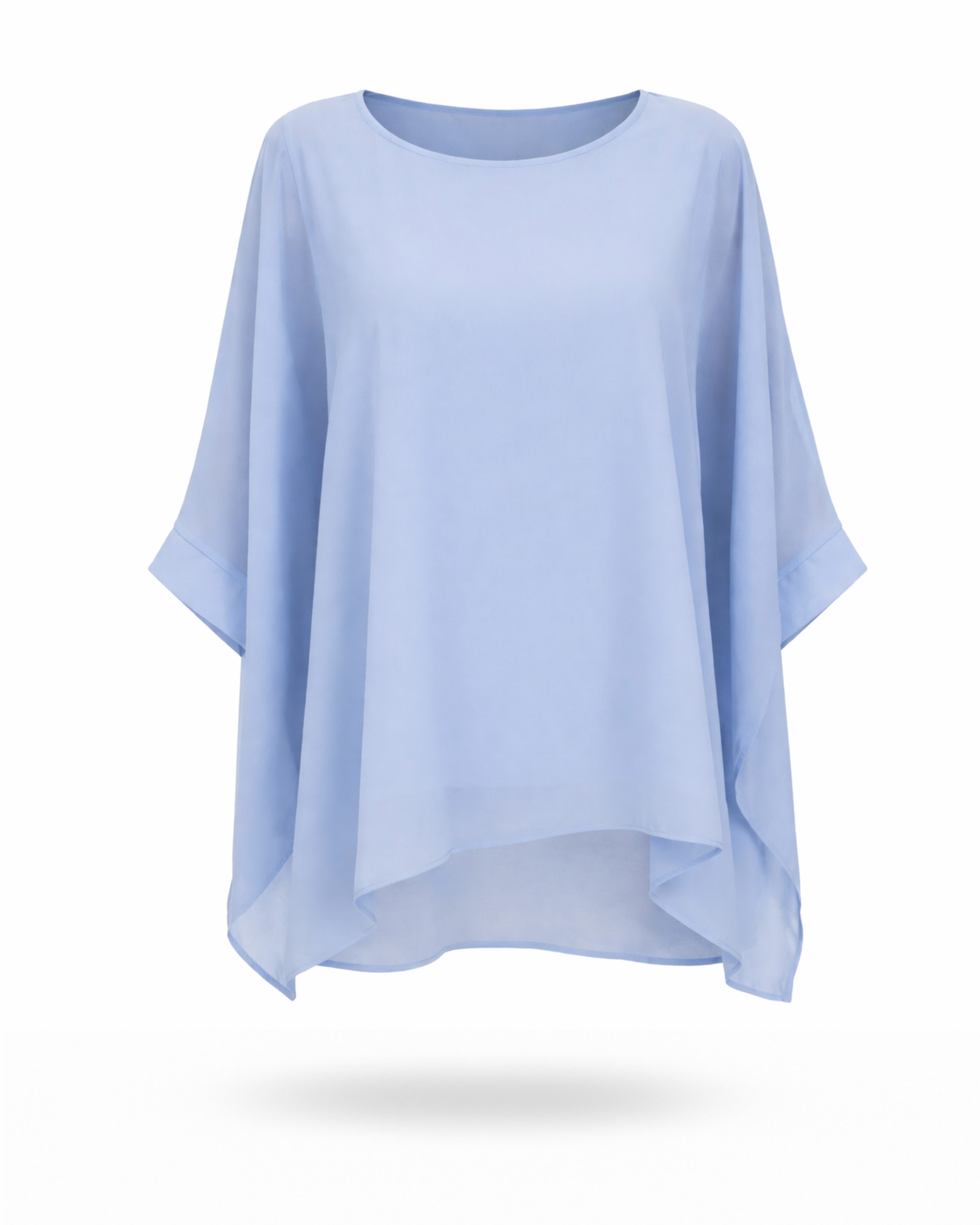 Curvy Bluse Blau
