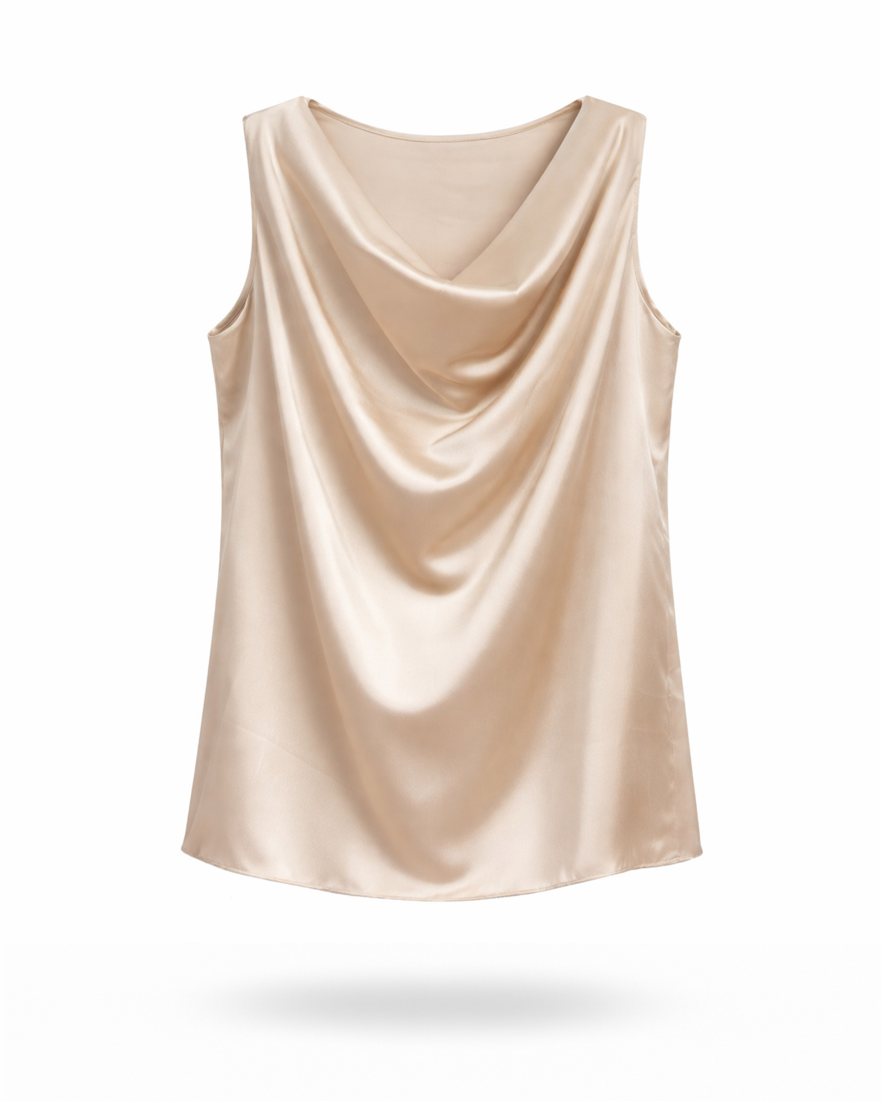 Curvy Shirt Waterfall Beige