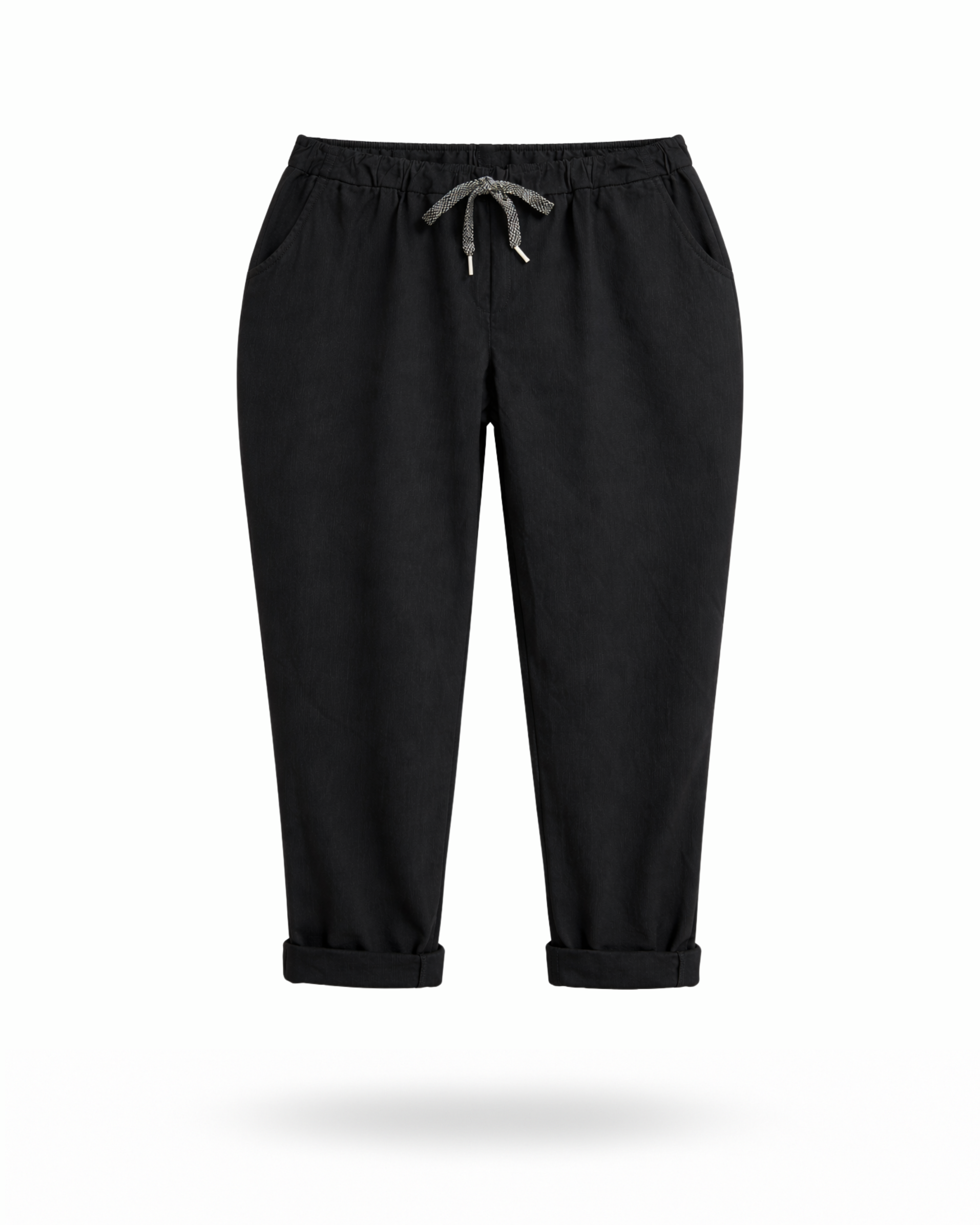 Curvy Caprihose Schwarz