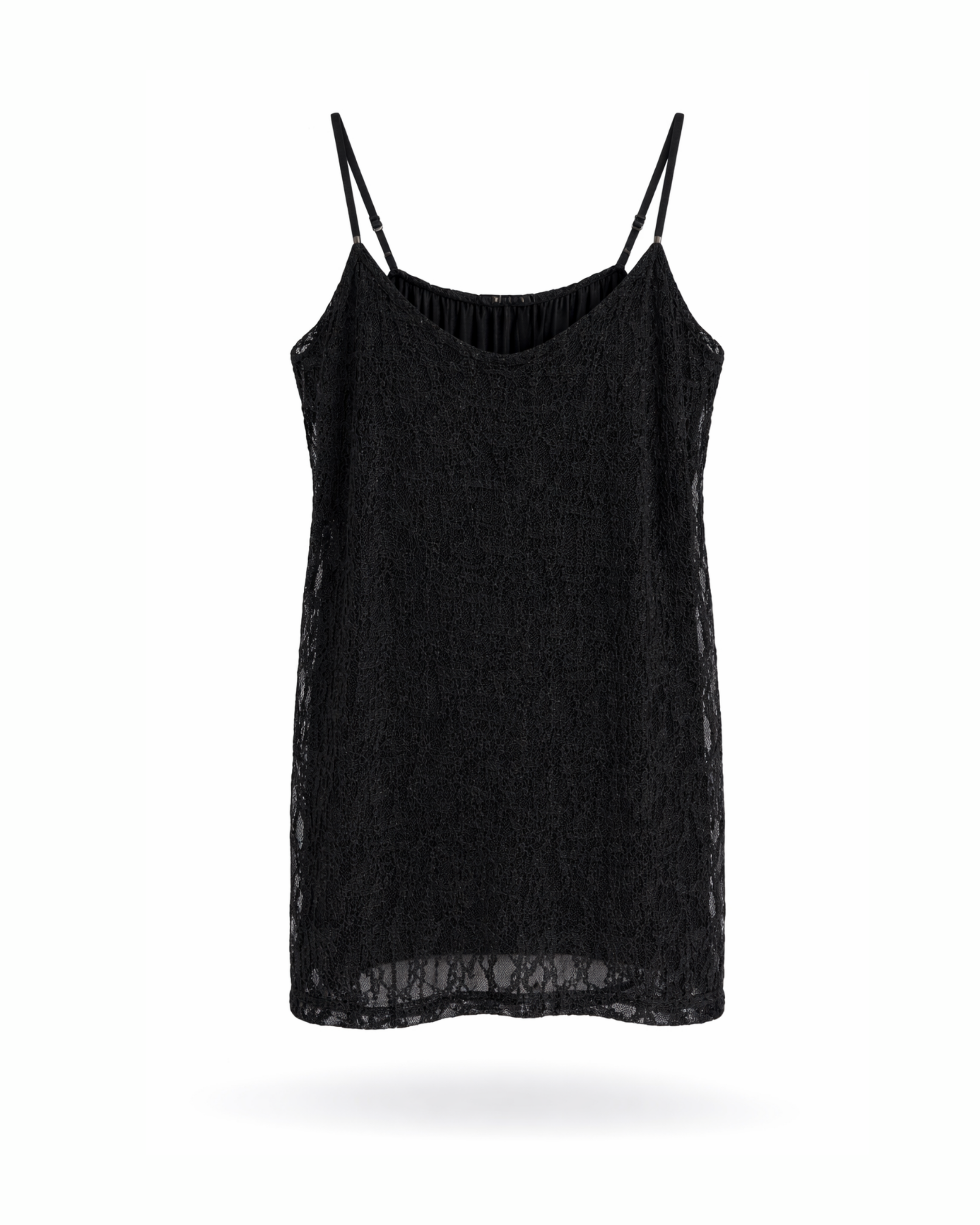 Curvy Top Spitze Schwarz