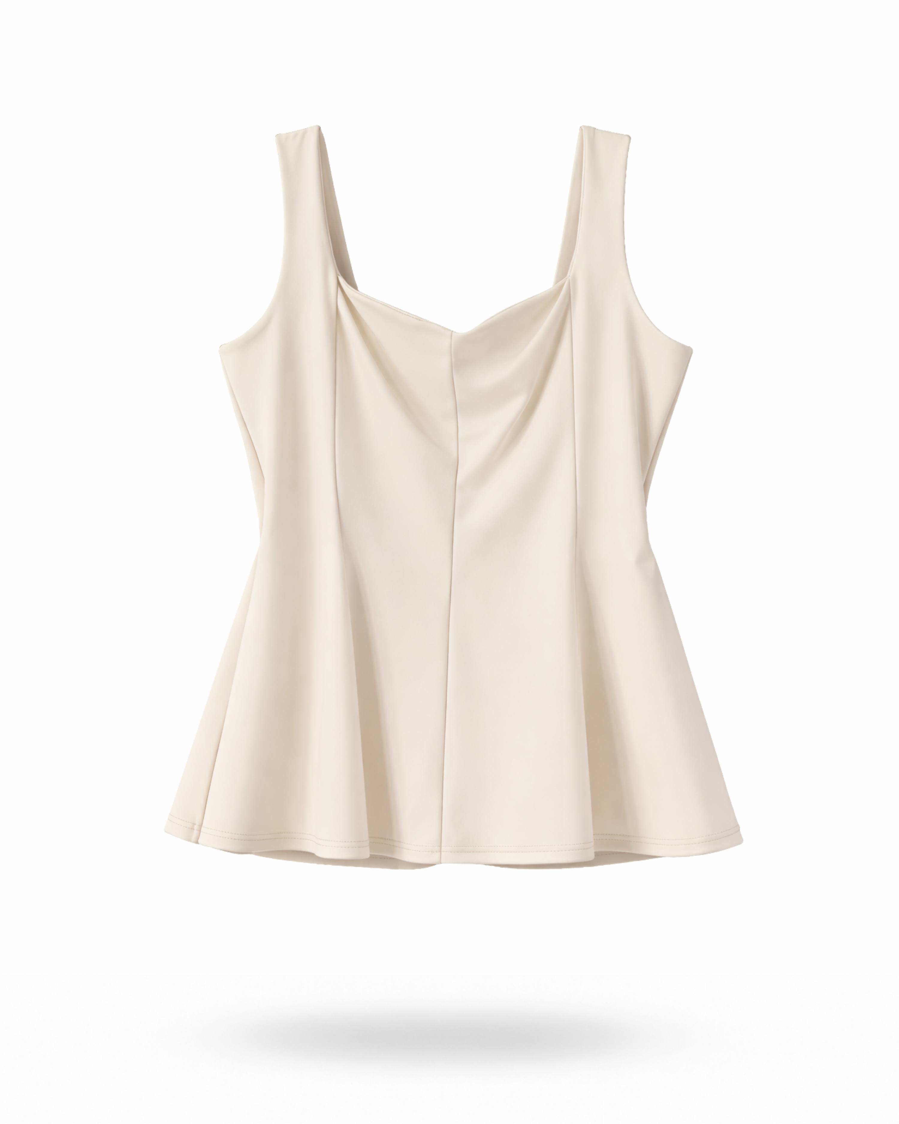 Curvy Trägertop Creme