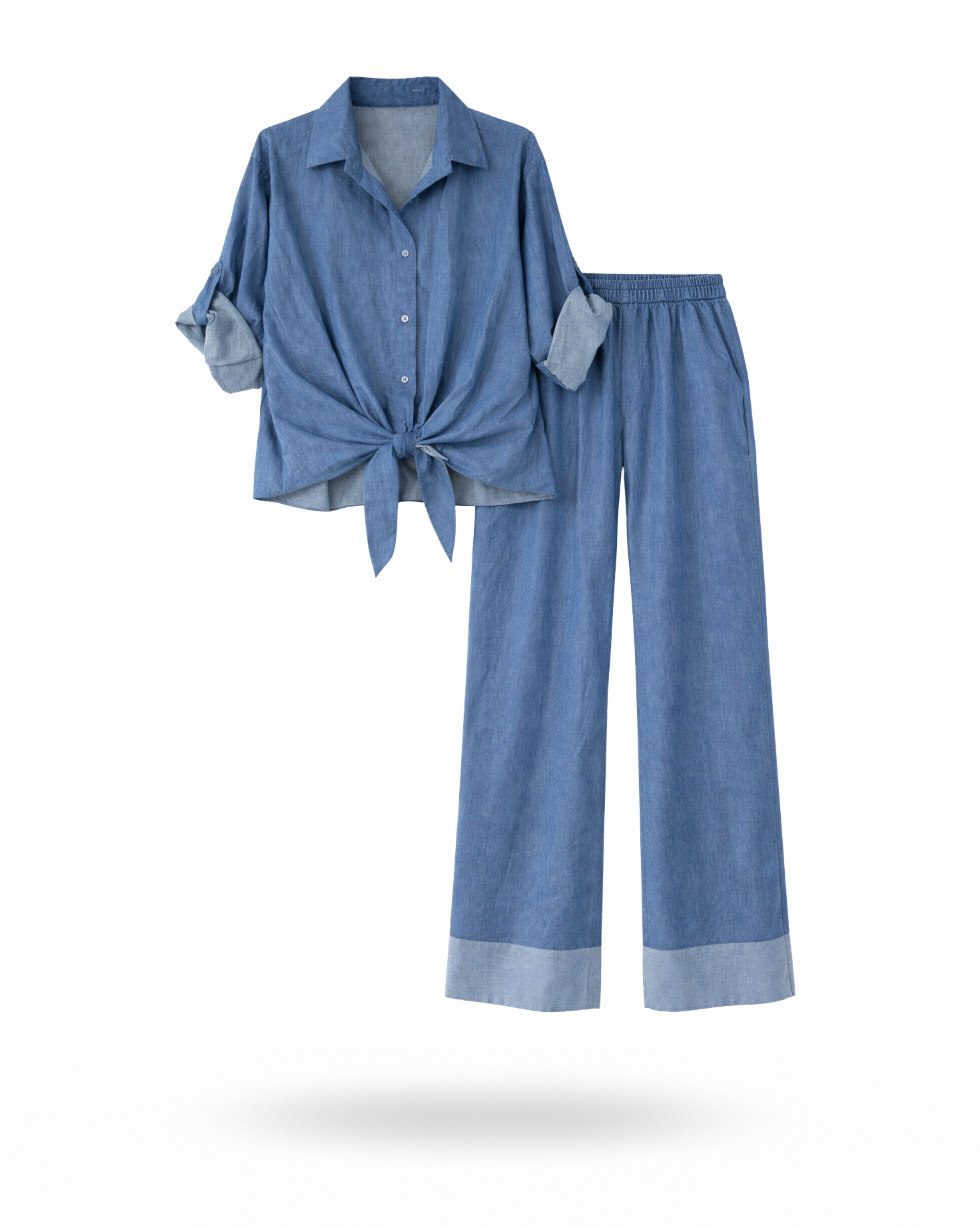 Zweiteiler Jeans Blau