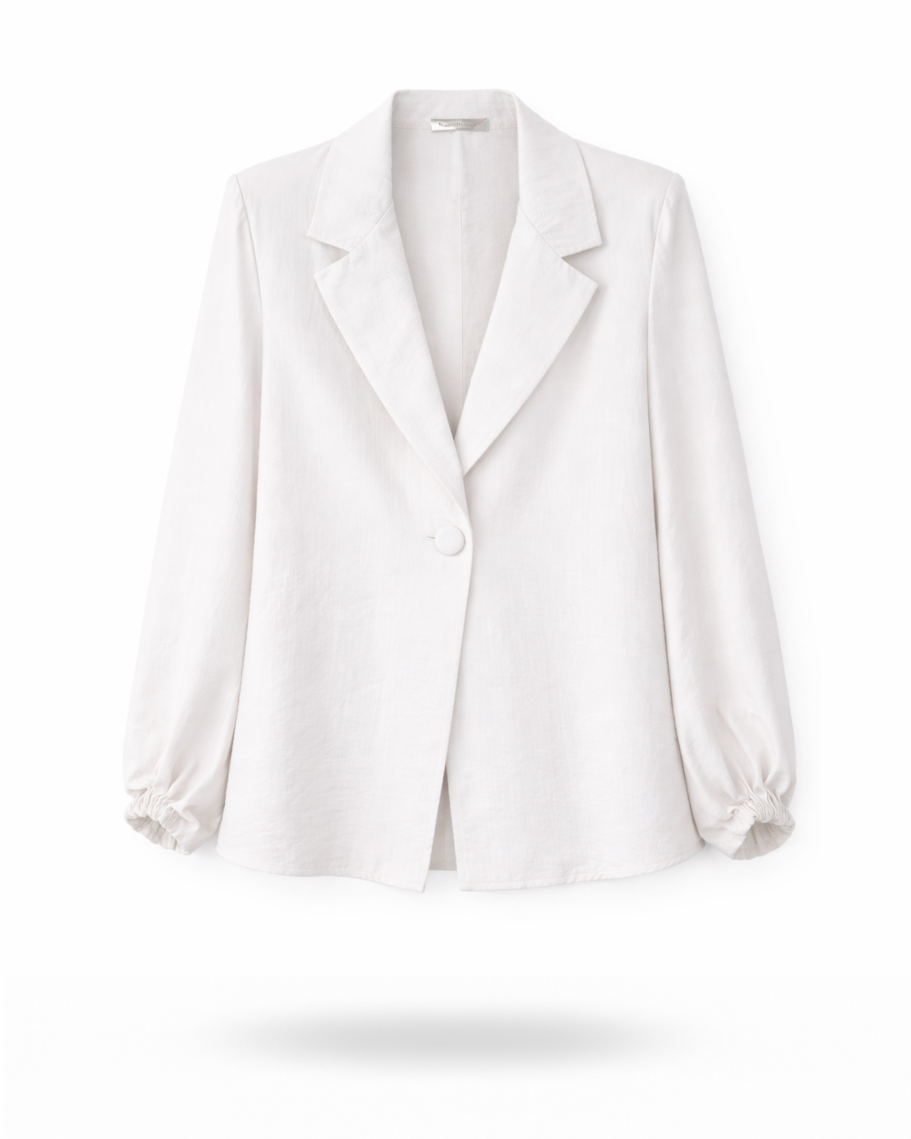 Bluse zum Binden Weiß