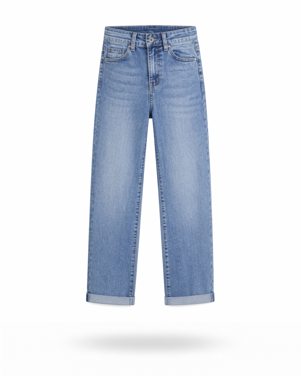 Straight Jeans Blau