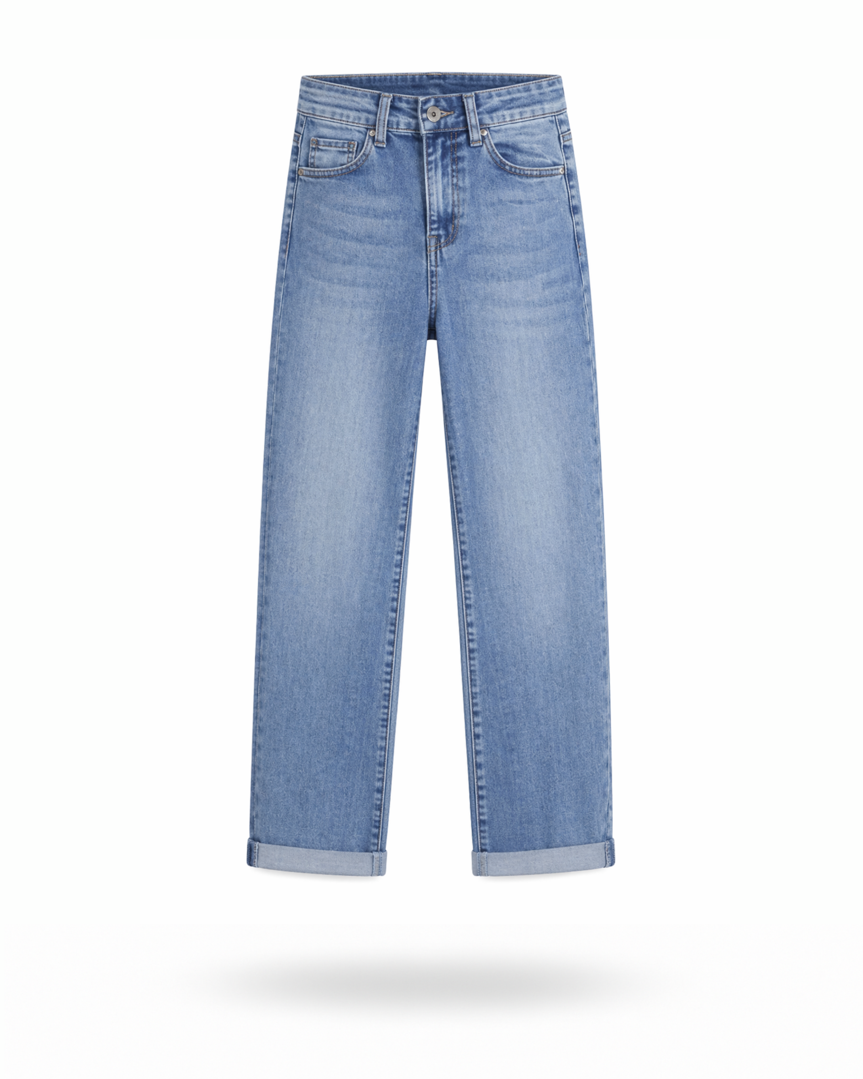 Straight Jeans Blau