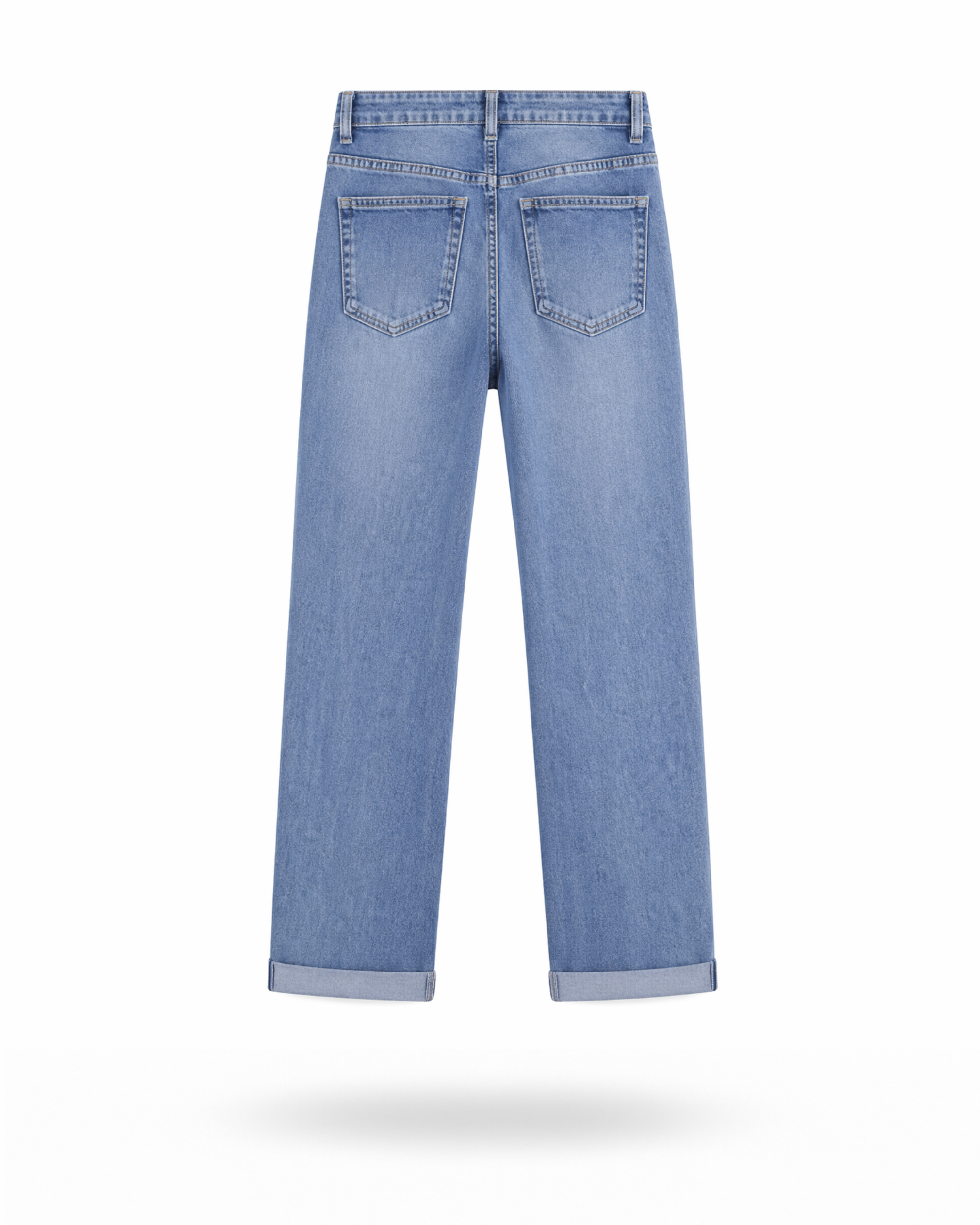 Straight Jeans Blau