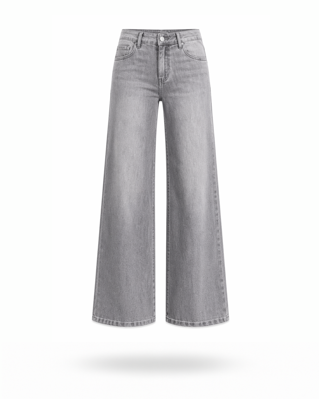 Weite Jeans Grau