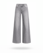 Weite Jeans Grau