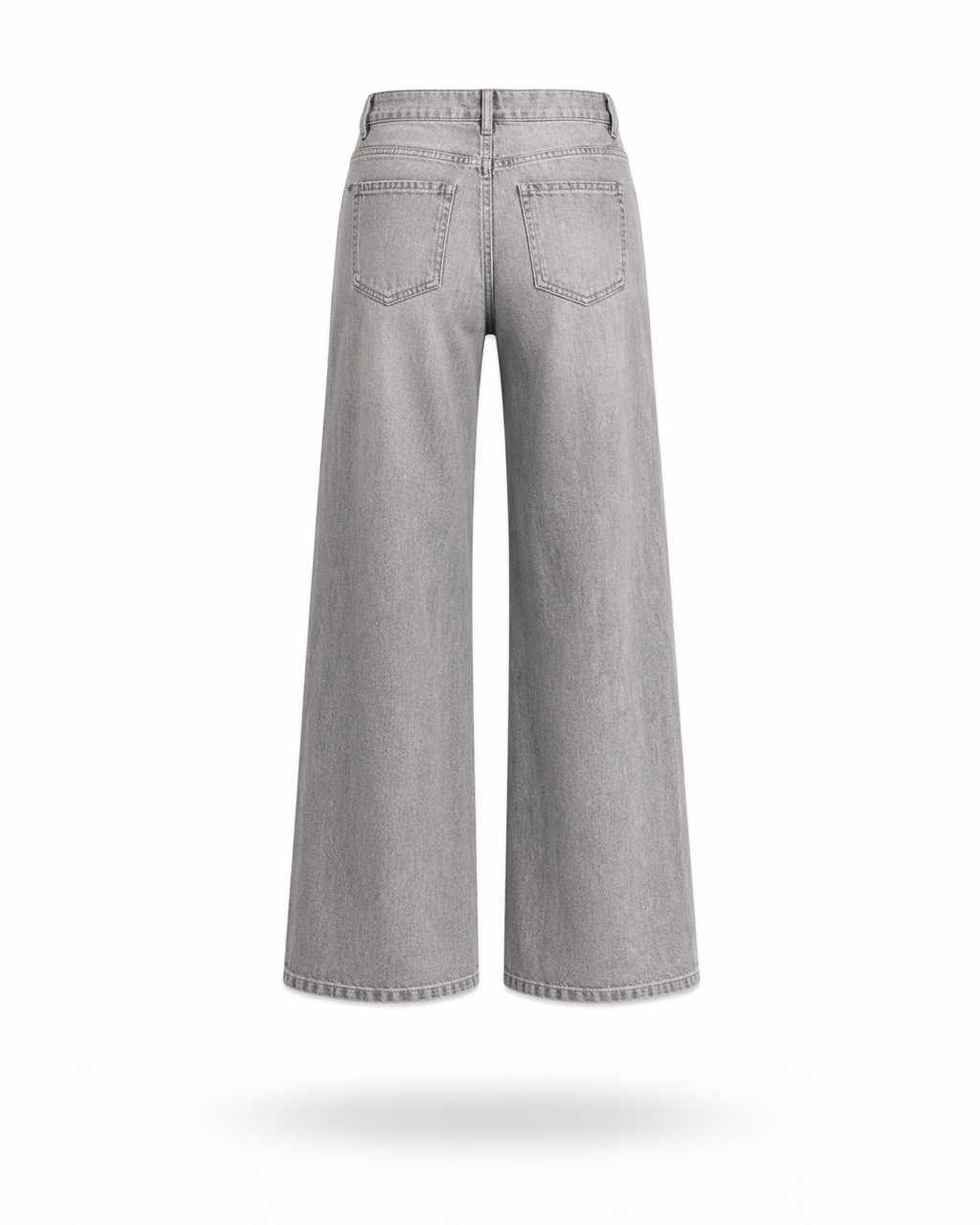 Weite Jeans Grau