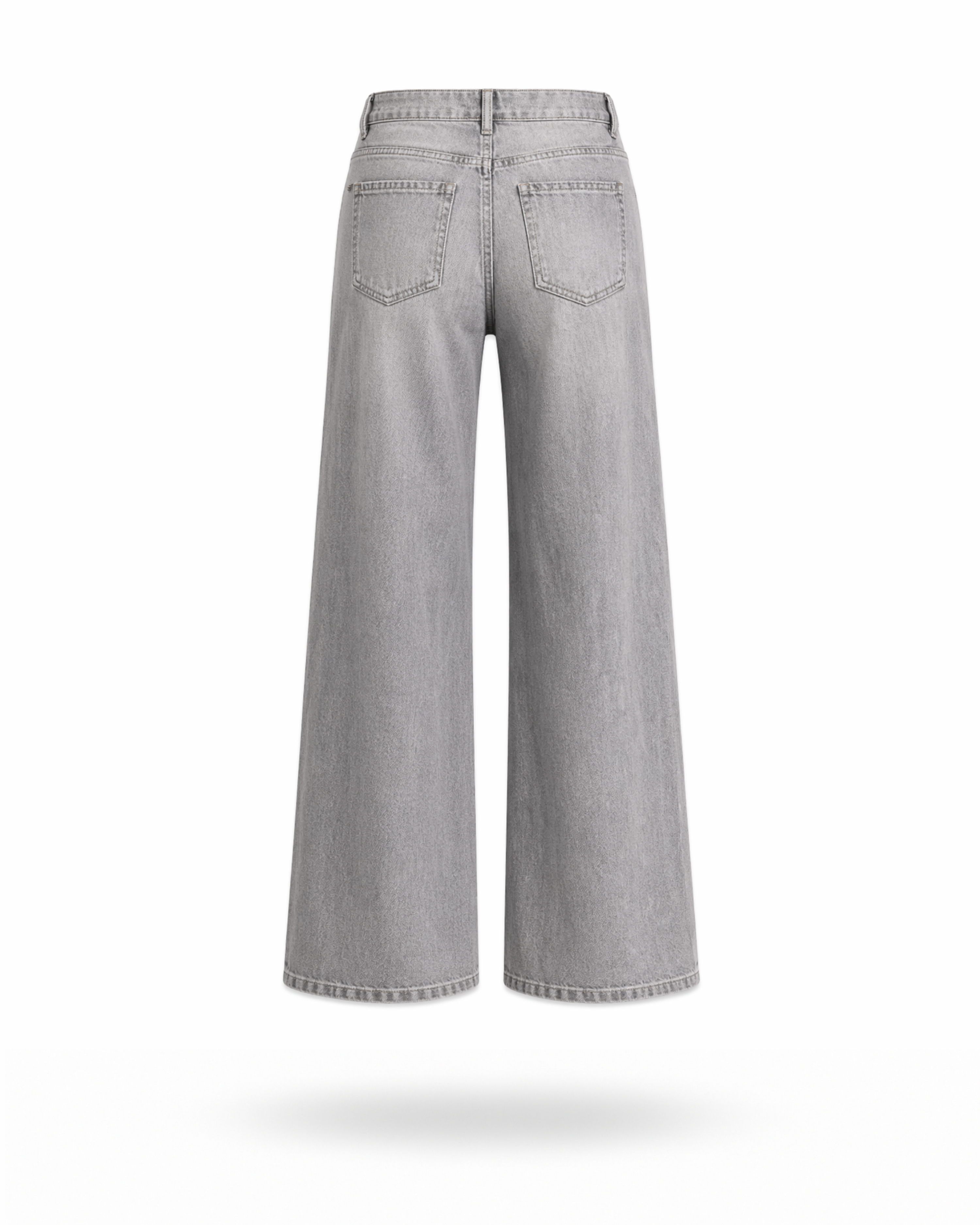 Weite Jeans Grau