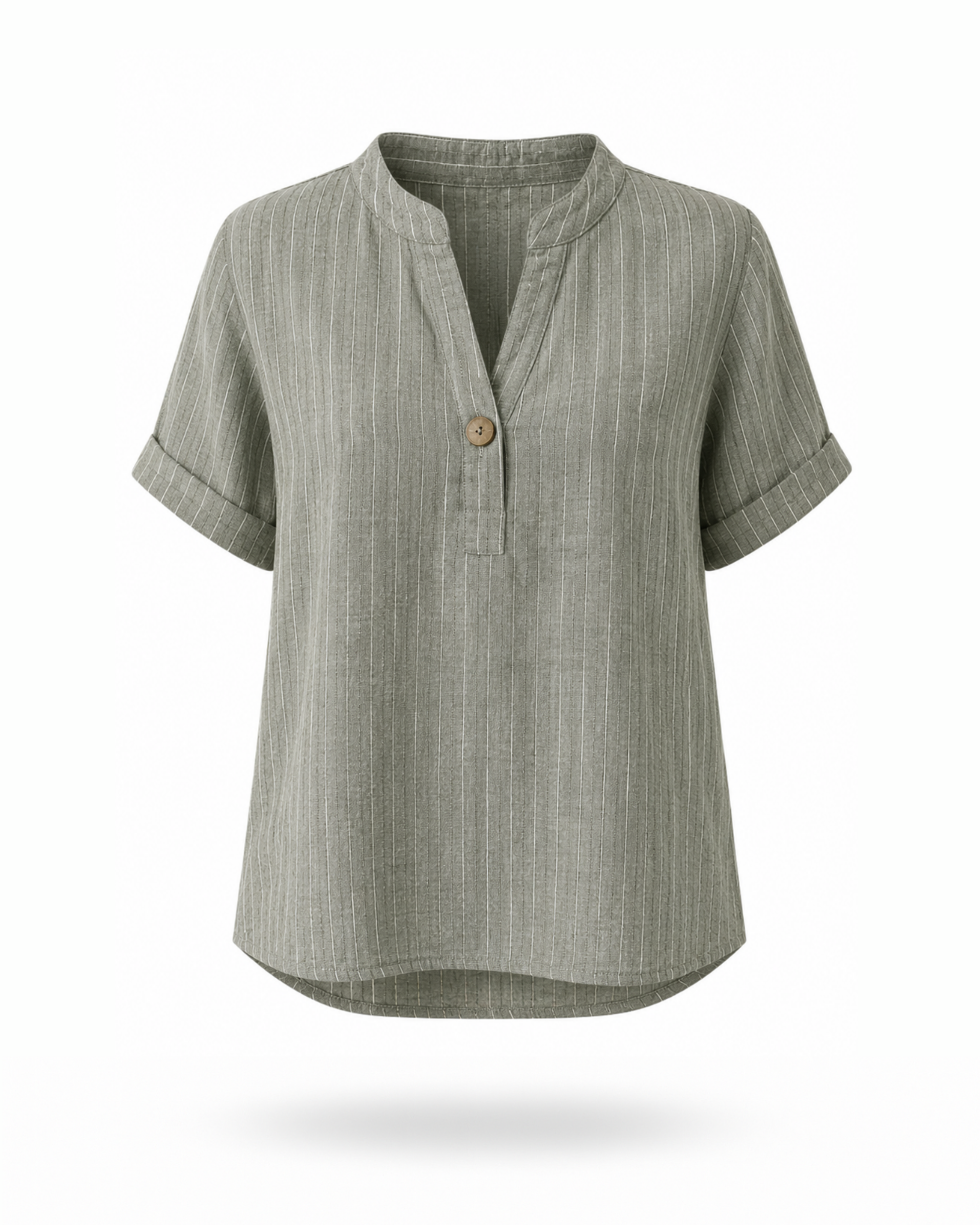 Leinenhemd Khaki