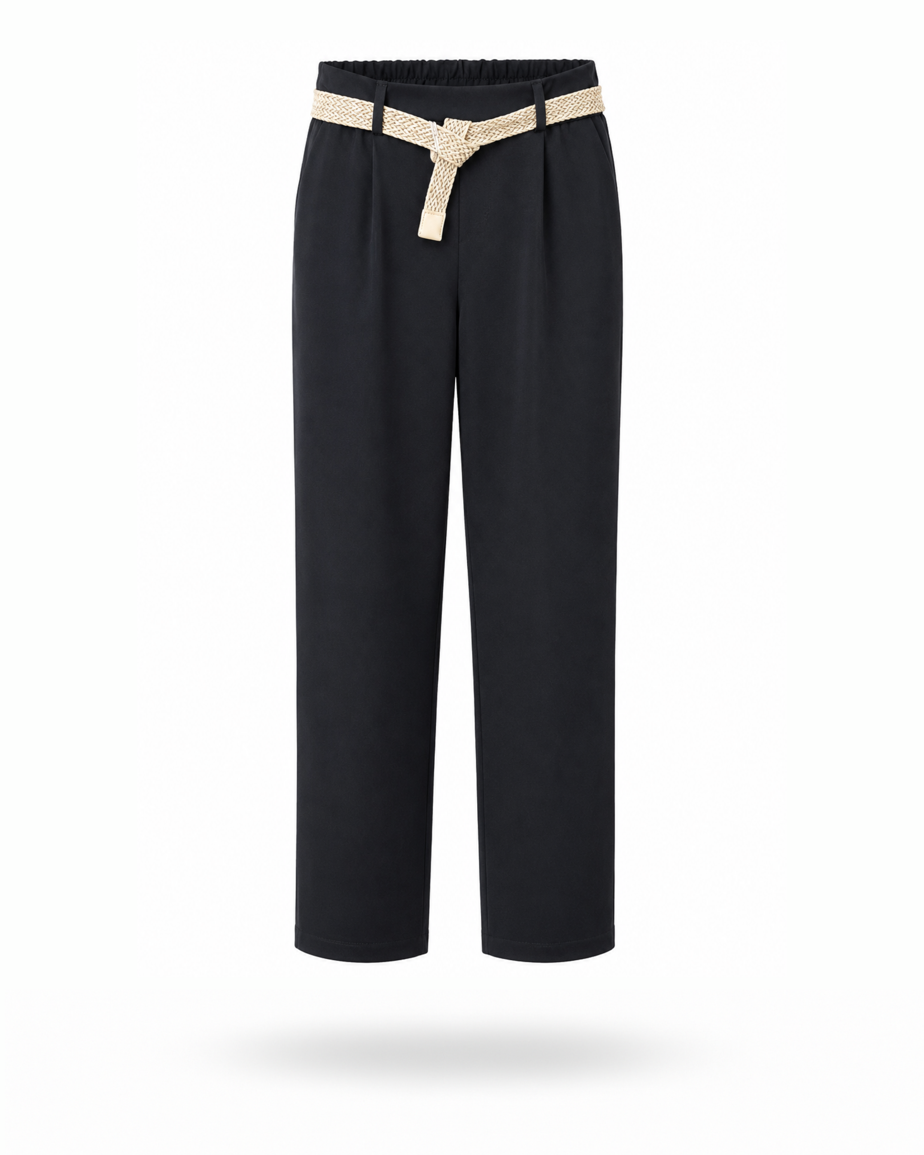 Stoffhose Schwarz