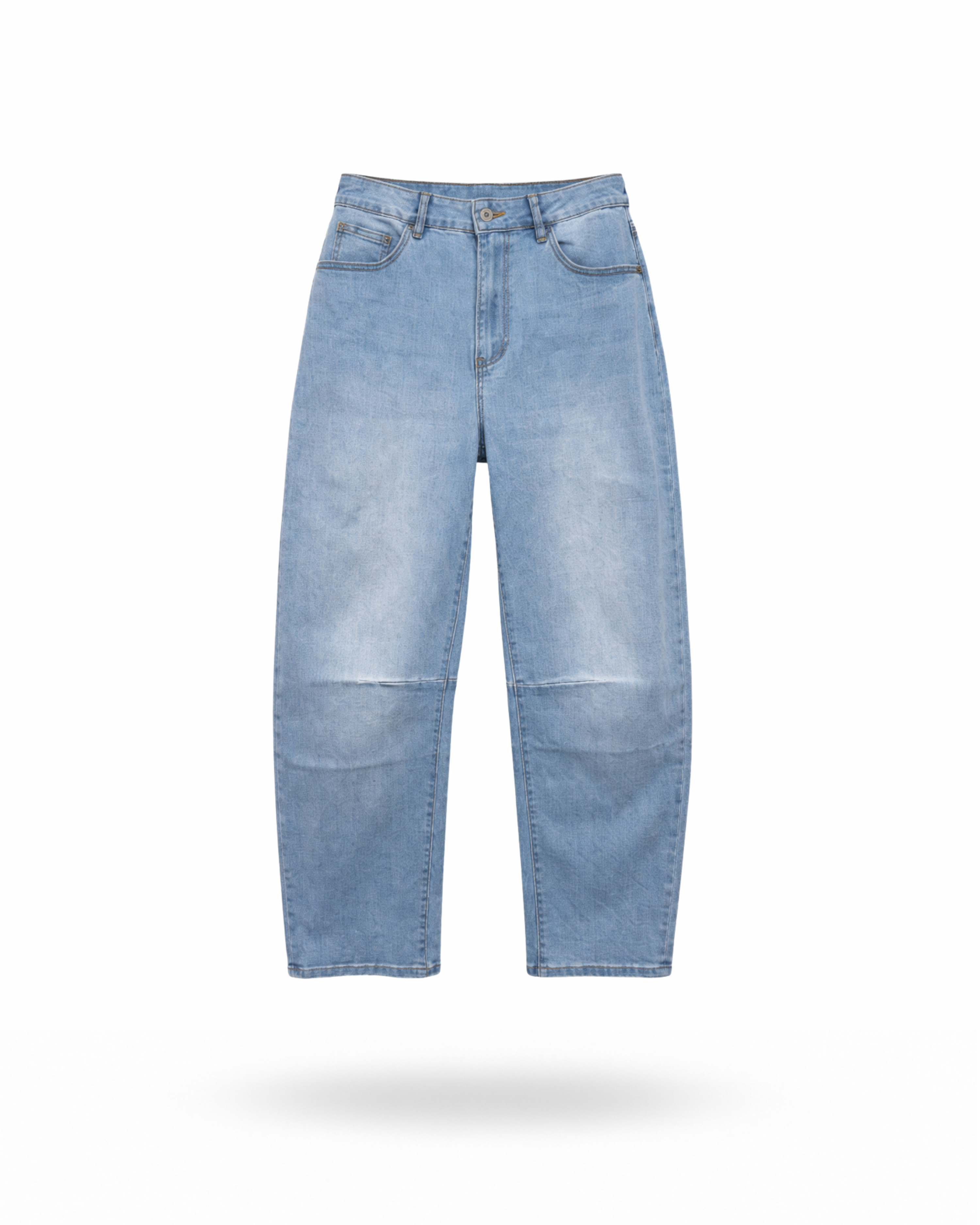 Barrel Jeans Blau