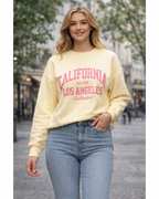 Sweatshirt CALIFORNIA Gelb