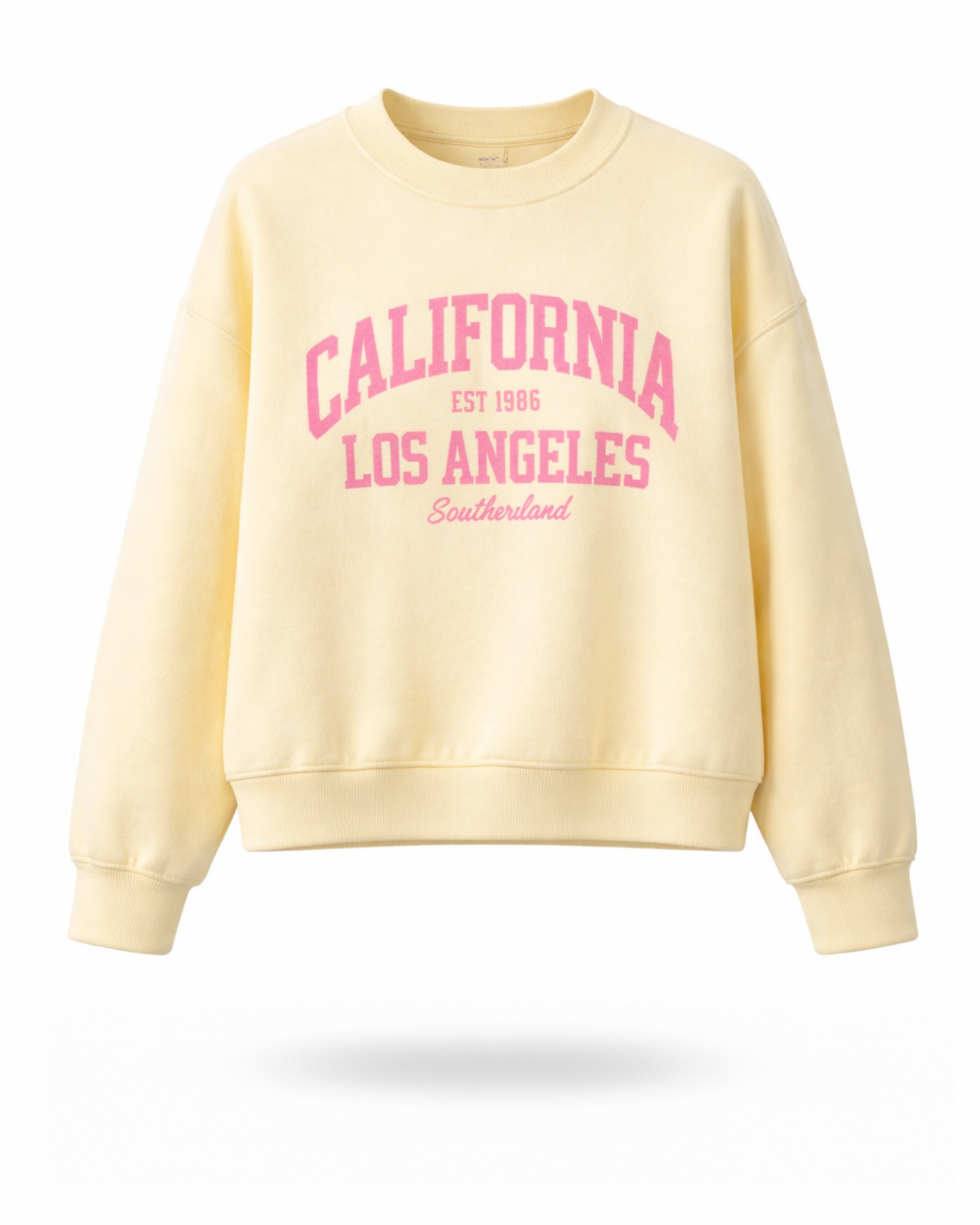 Sweatshirt CALIFORNIA Gelb
