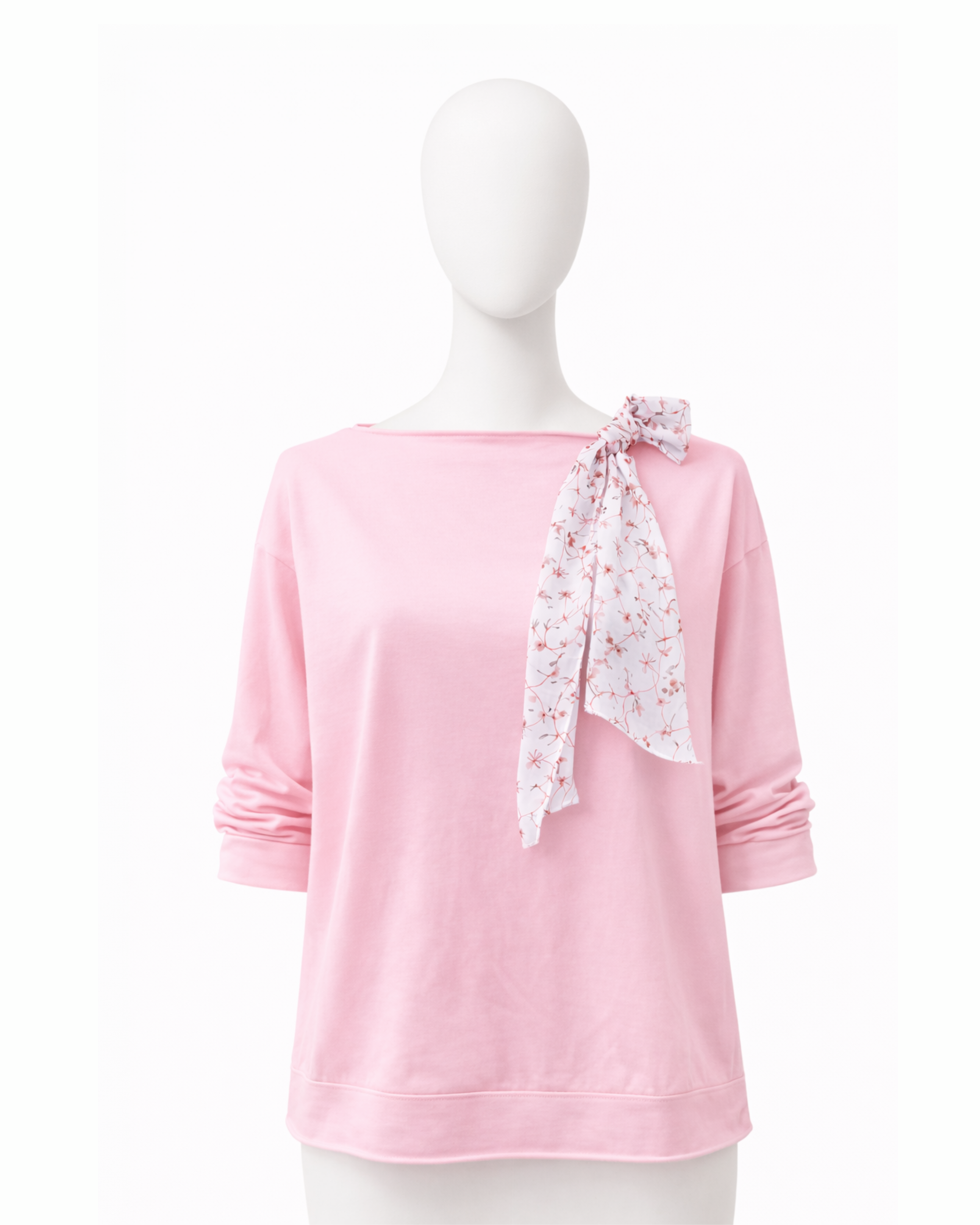 Sweatshirt Tuch Rosa