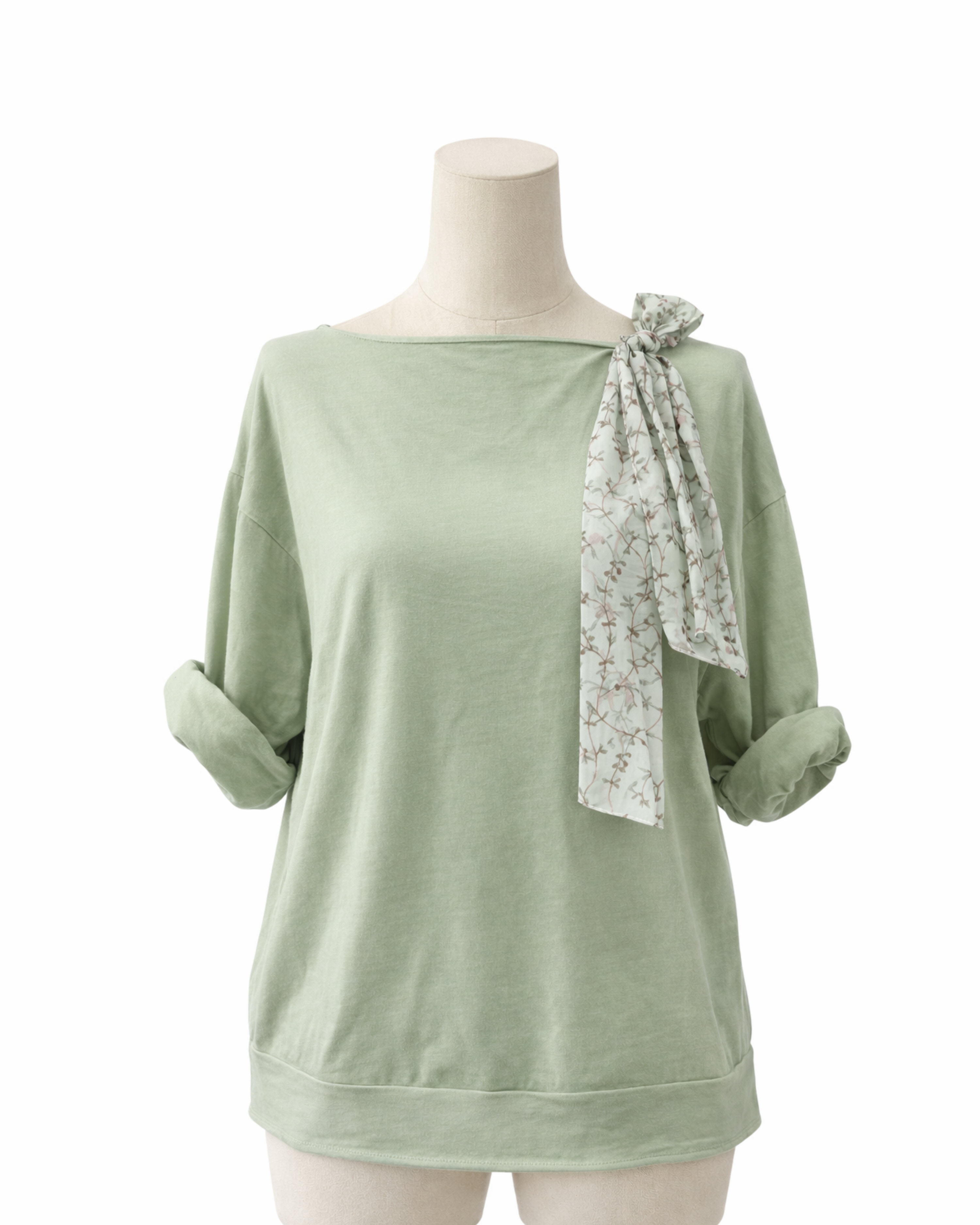 Sweatshirt Tuch Khaki