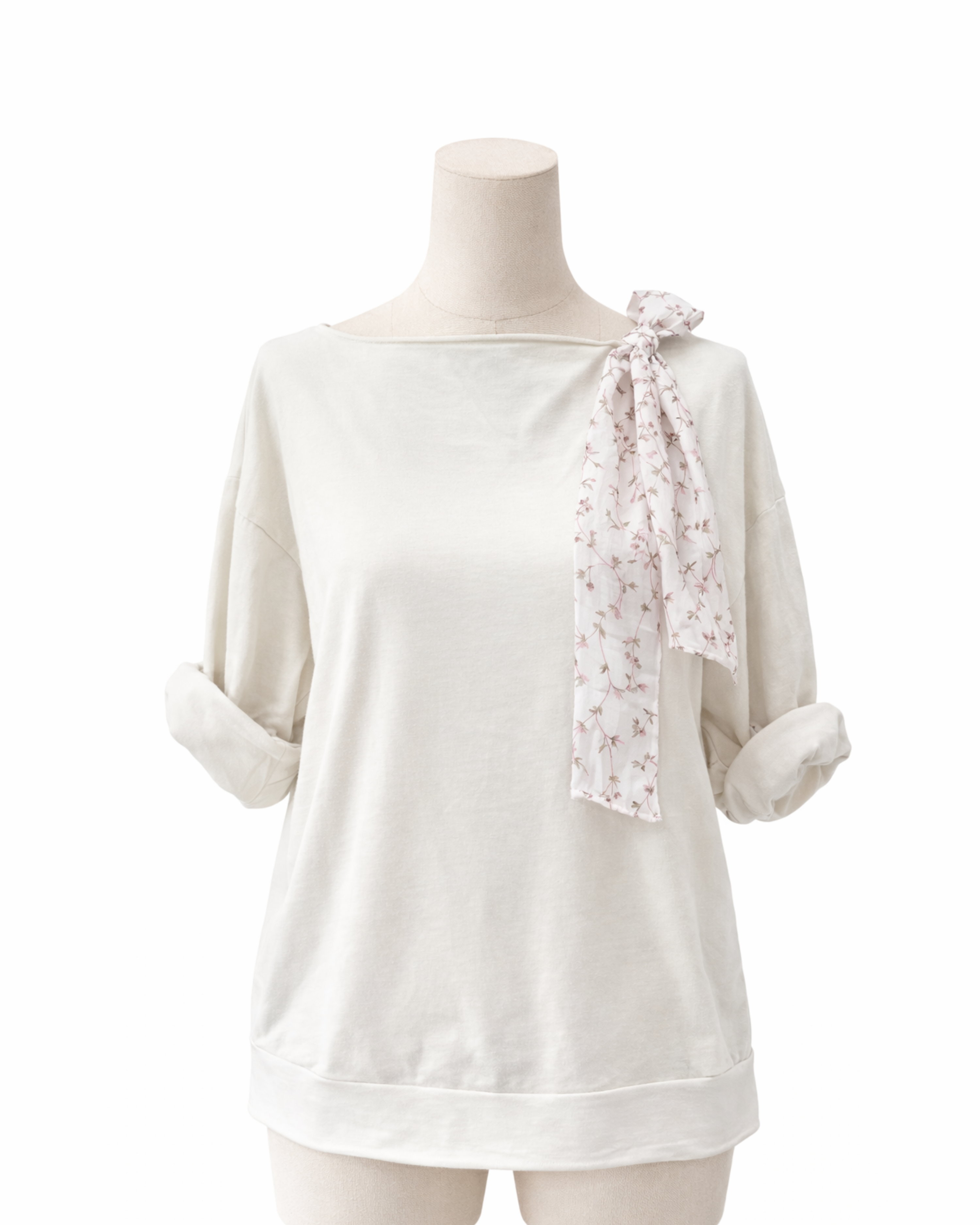 Sweatshirt Tuch Taupe