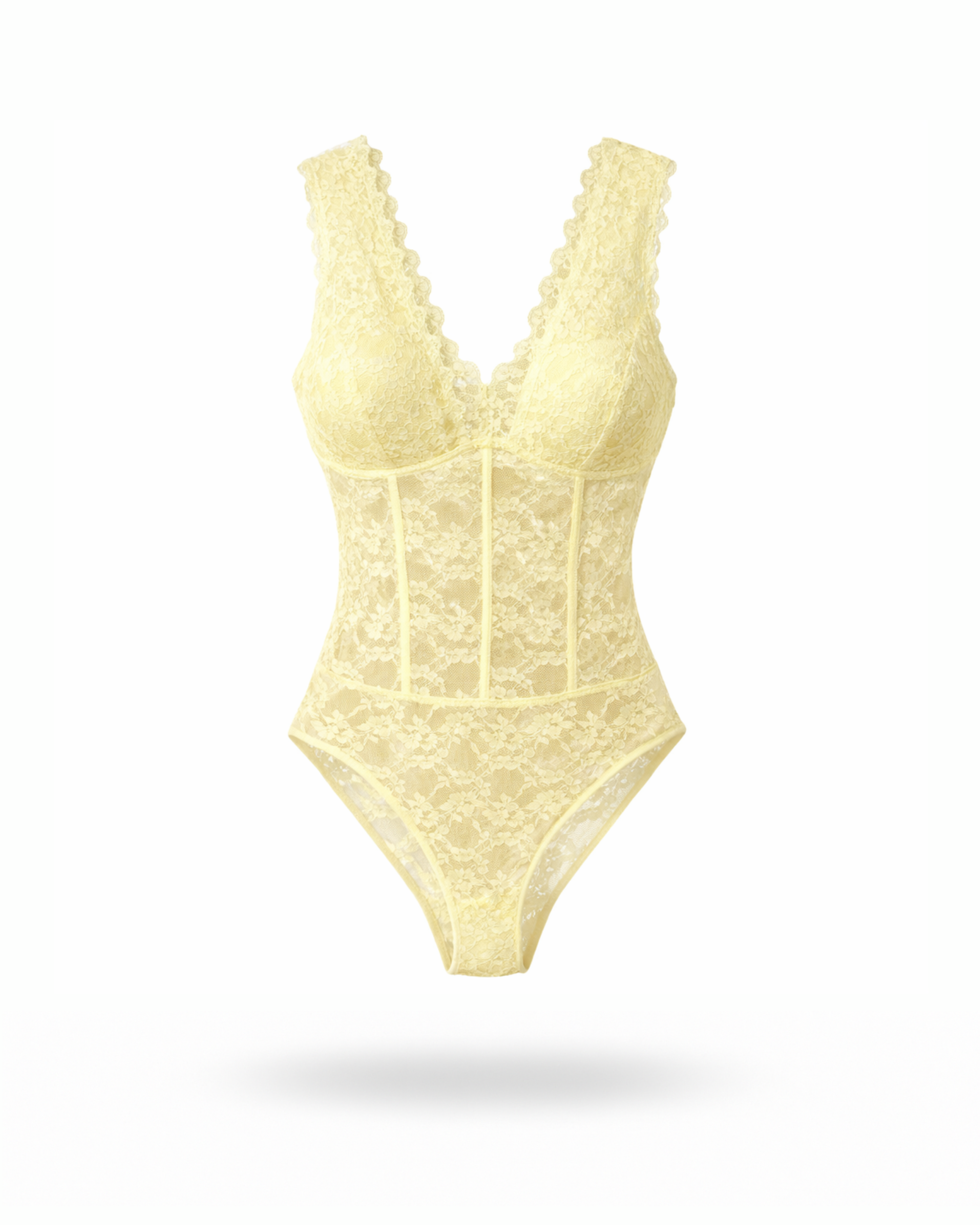 Body Spitze Gelb