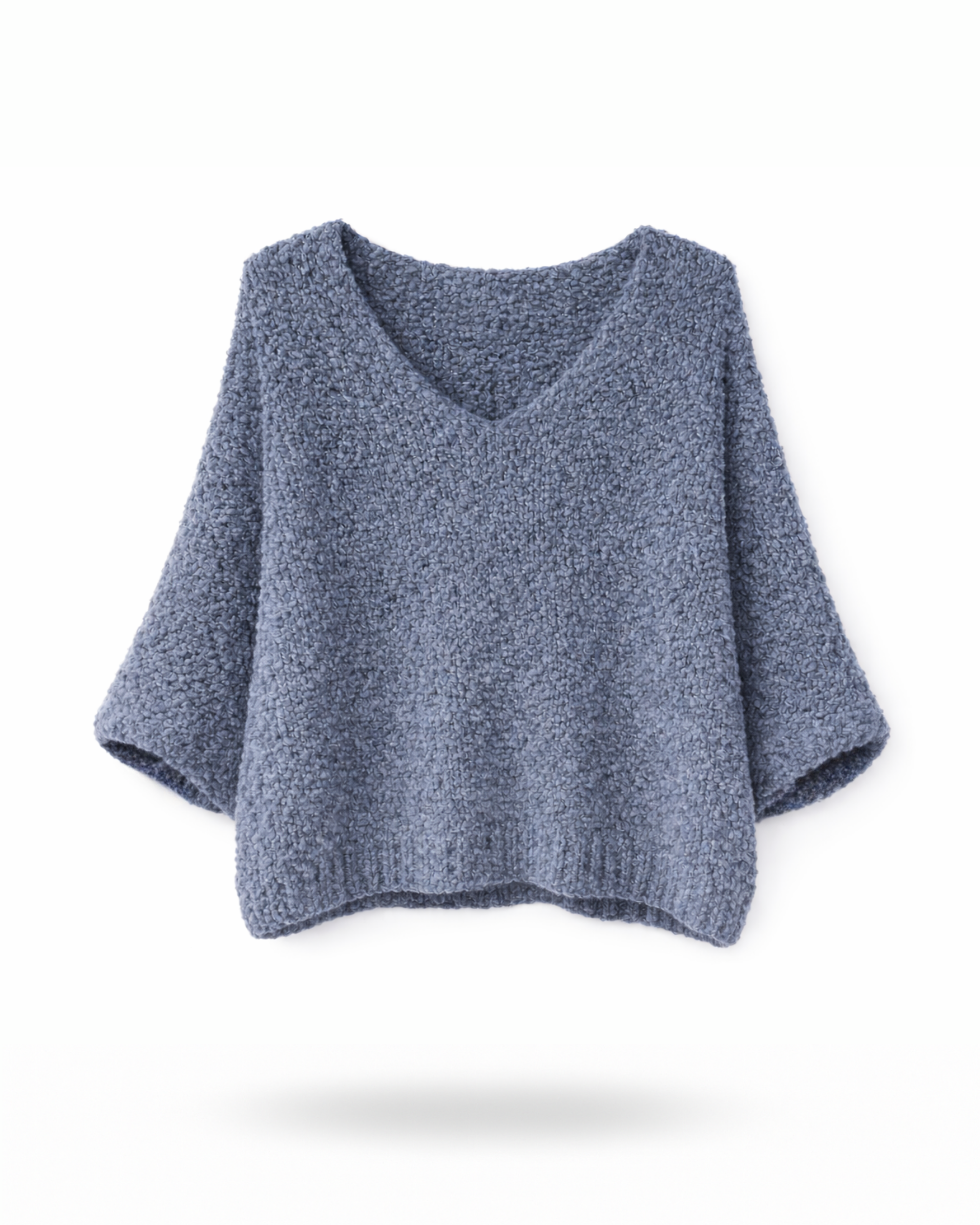 Wollpulli Blau