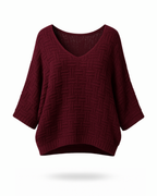 Oversize Pullover

One Size Pullover

V-Ausschnitt Pullover

Pullover mit V-Neck

Fledermausärmel Pullover

Strickpullover Damen

Brauner Strickpullover

Strickpullover Oversize

Herbst Pullover Damen

Winterpullover Damen