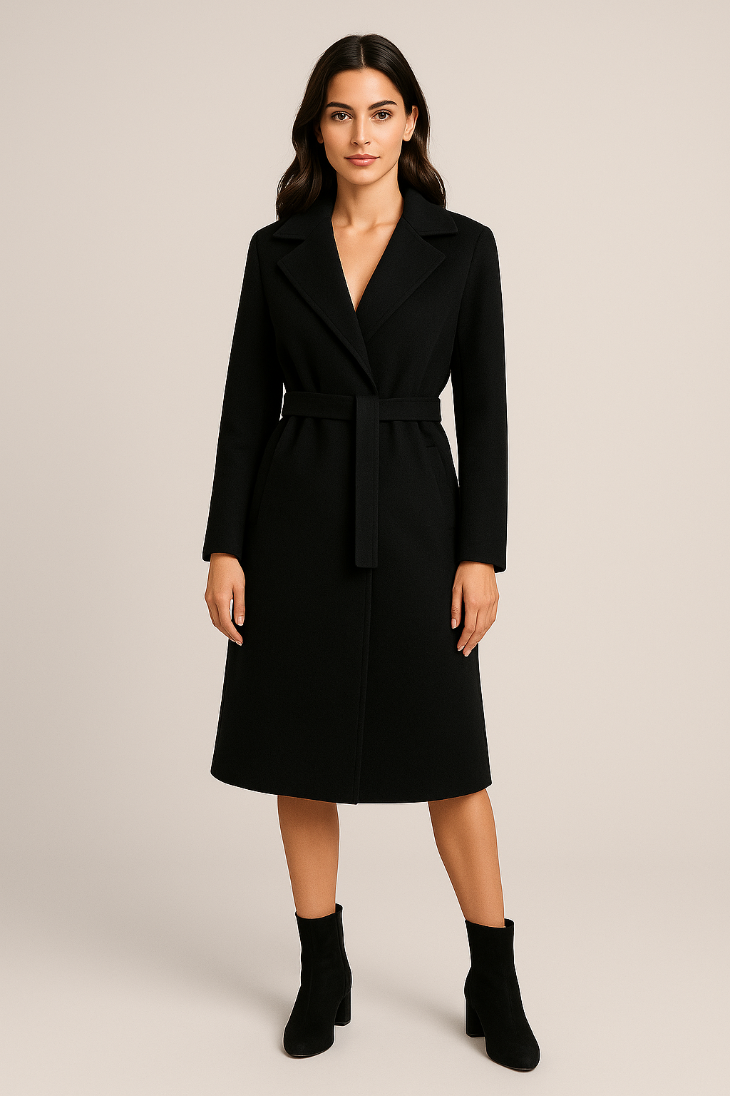 Mantel mit Polyester-Elastan
pflegeleichter Damenmantel
angenehmer Stoff Mantel Damen
knitterarmer Übergangsmantel
figurbetonender Stoffmantel Damen